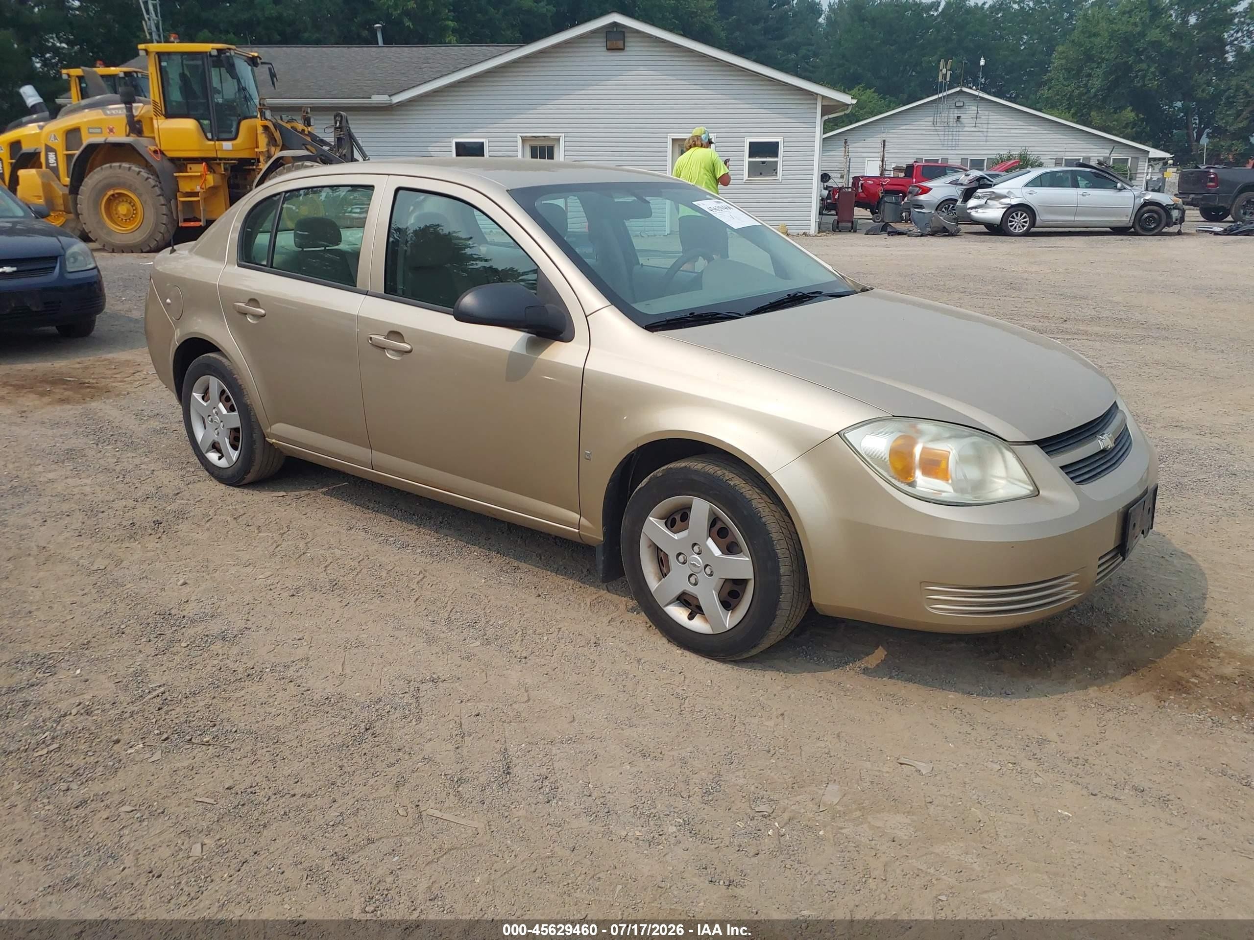 2007 Chevrolet Cobalt Ls Золотой vin: 1G1AK55FX77201987