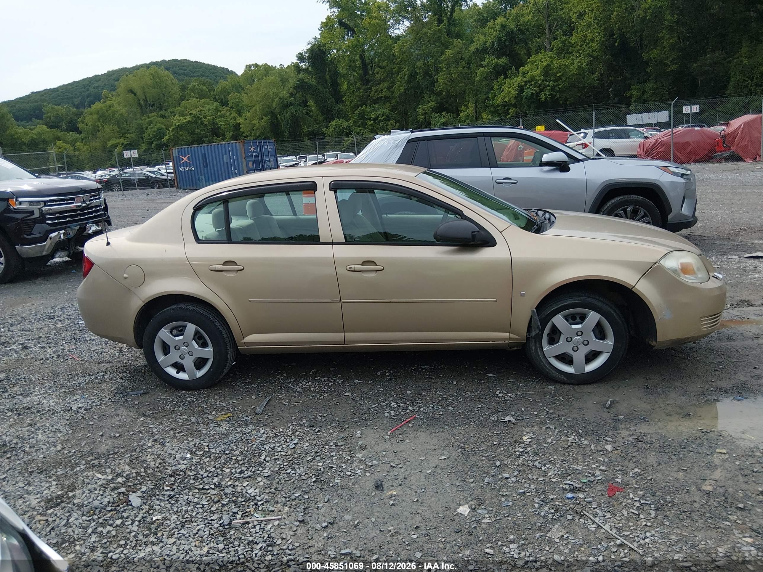 2007 Chevrolet Cobalt Ls Gold vin: 1G1AK55FX77361979