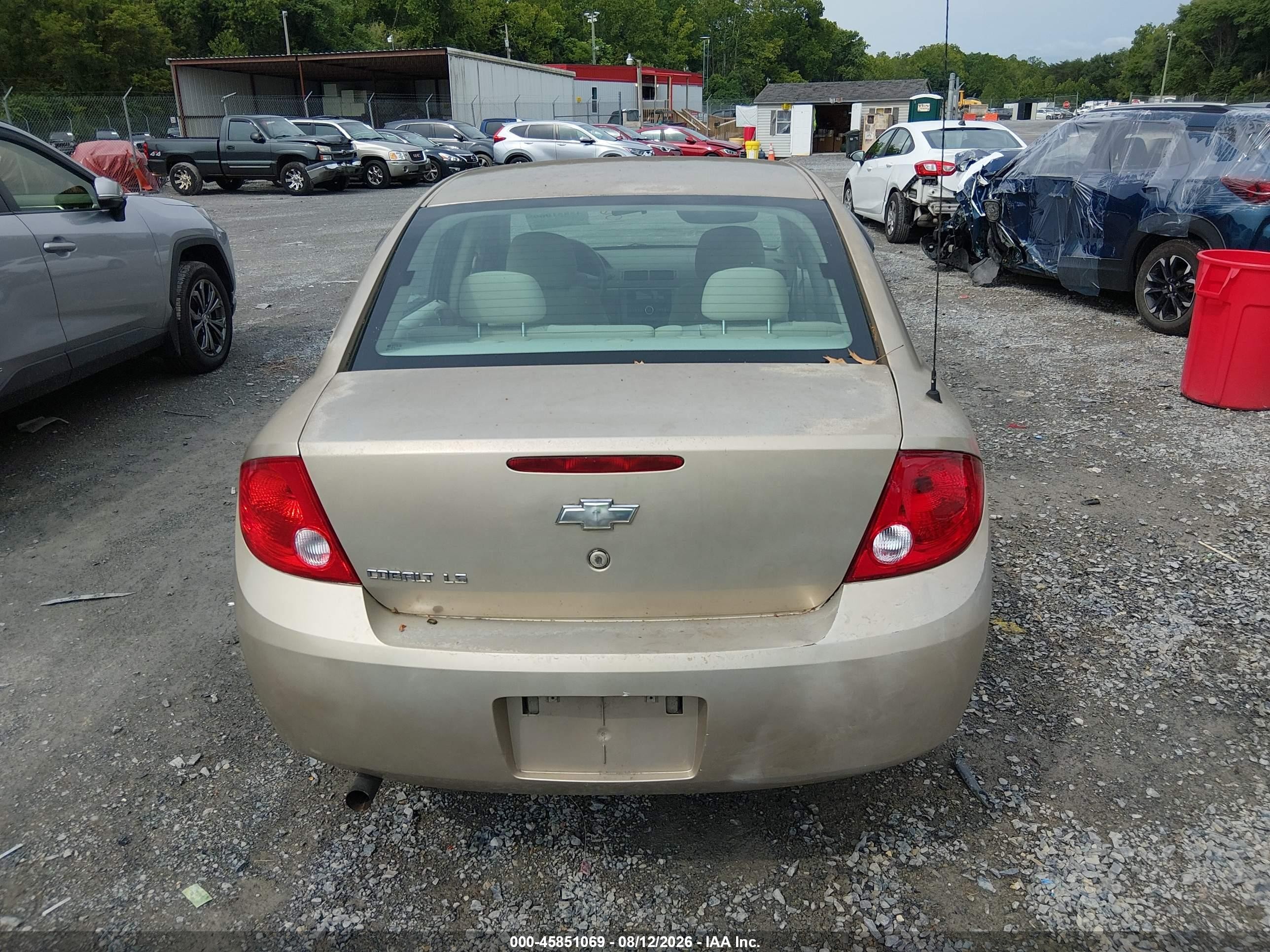 2007 Chevrolet Cobalt Ls Gold vin: 1G1AK55FX77361979