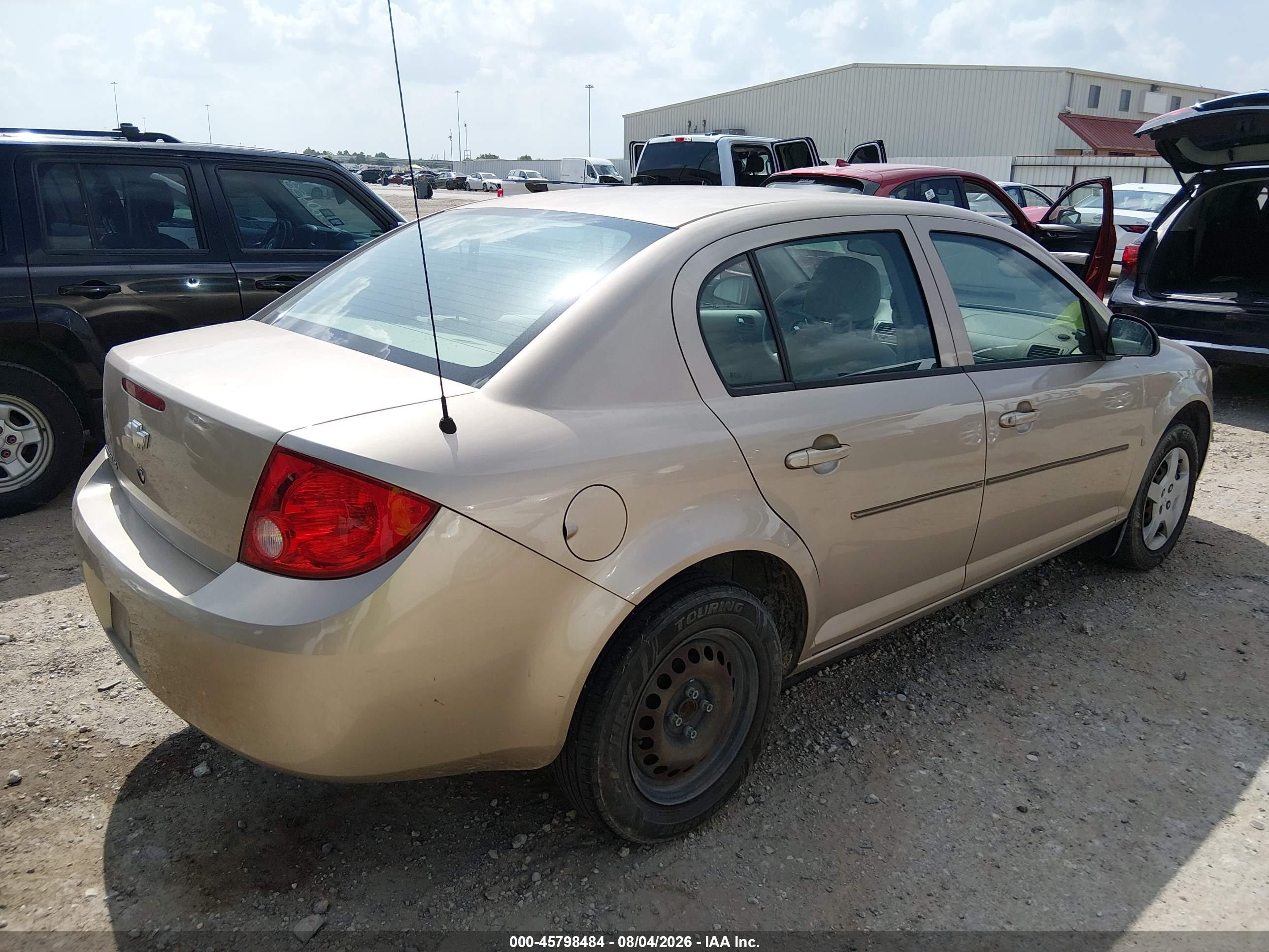 2007 Chevrolet Cobalt Ls Brown vin: 1G1AK55FX77395906