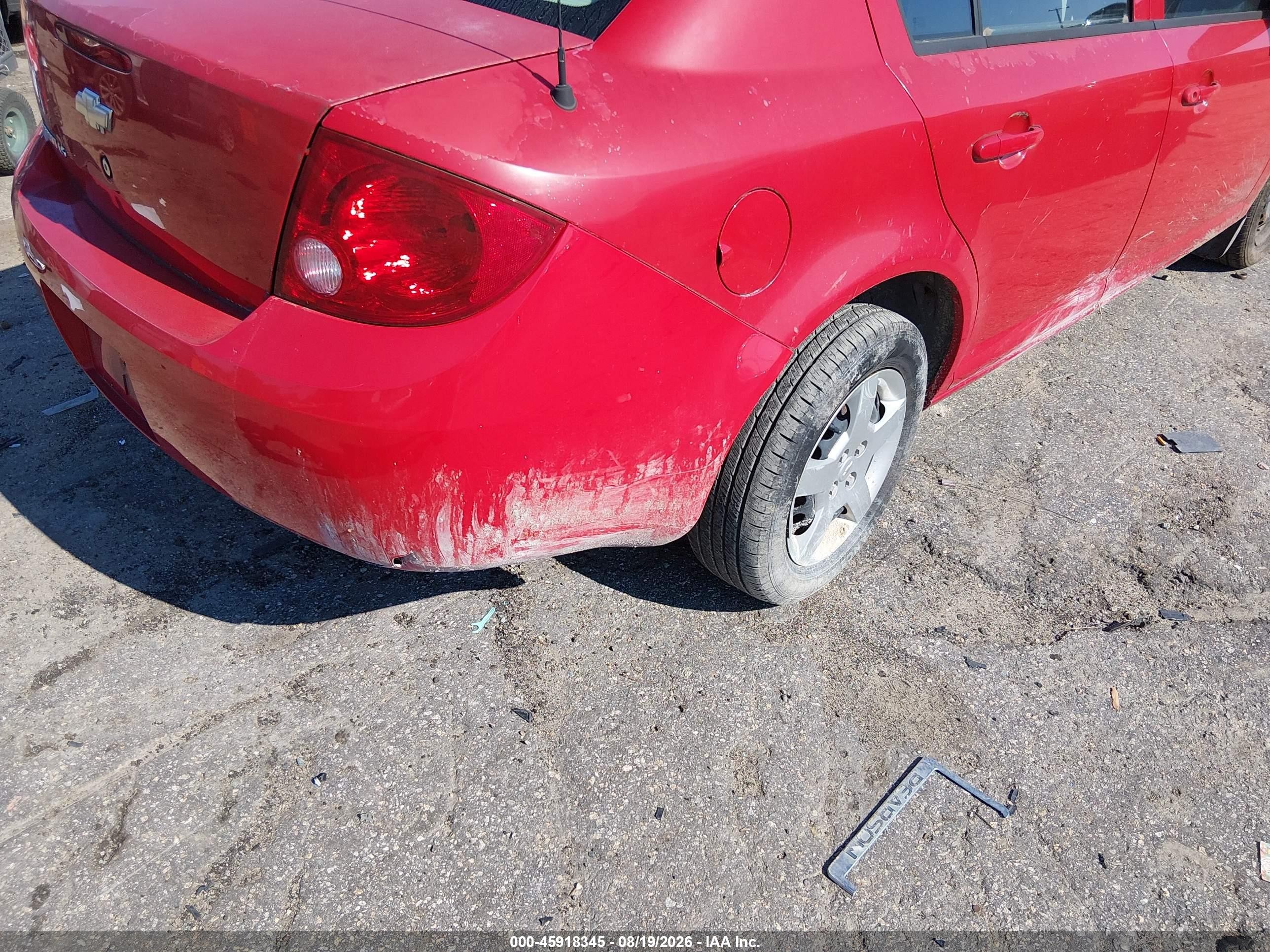 2006 Chevrolet Cobalt Ls Red vin: 1G1AK58F067857058