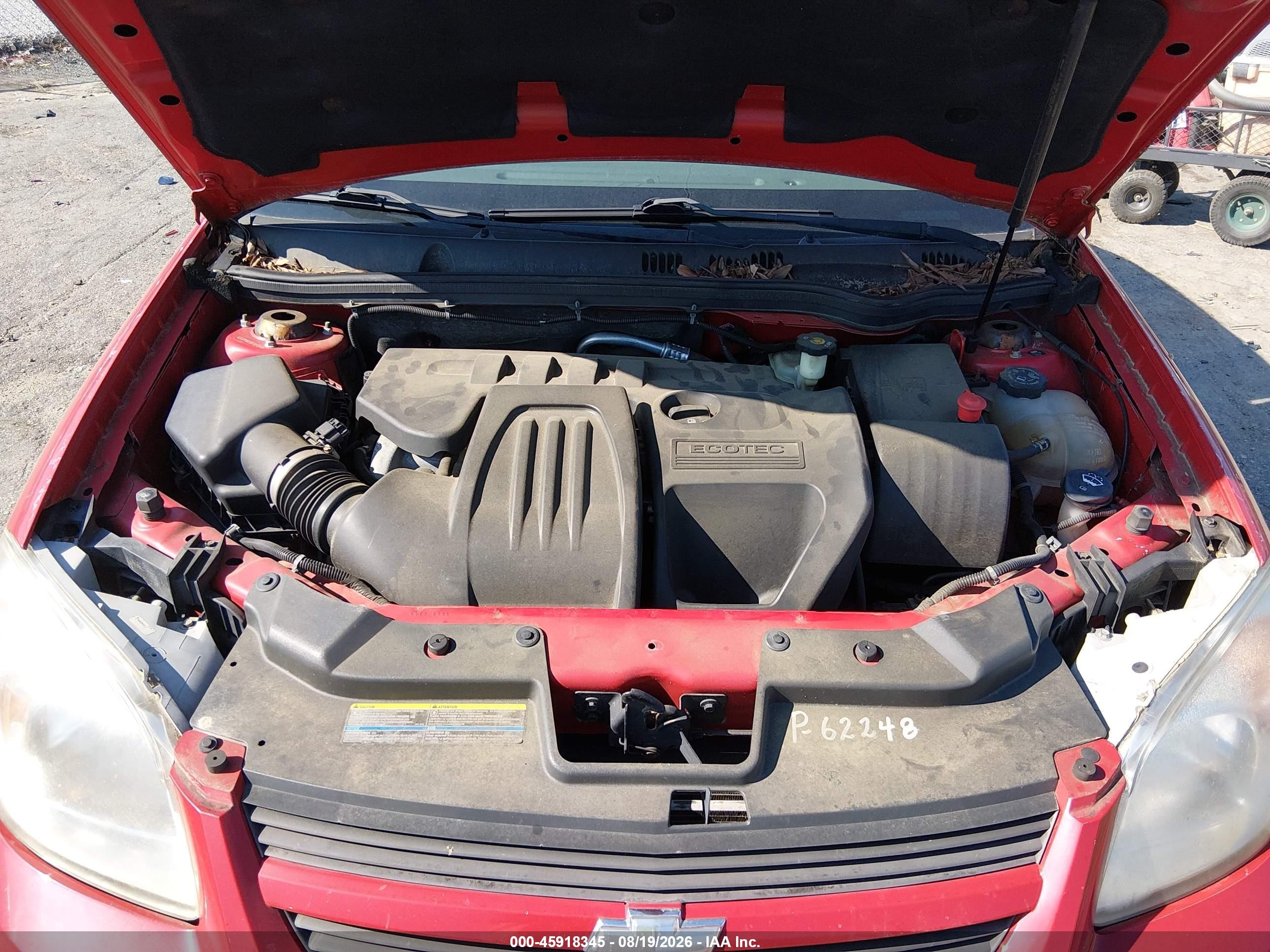 2006 Chevrolet Cobalt Ls Red vin: 1G1AK58F067857058