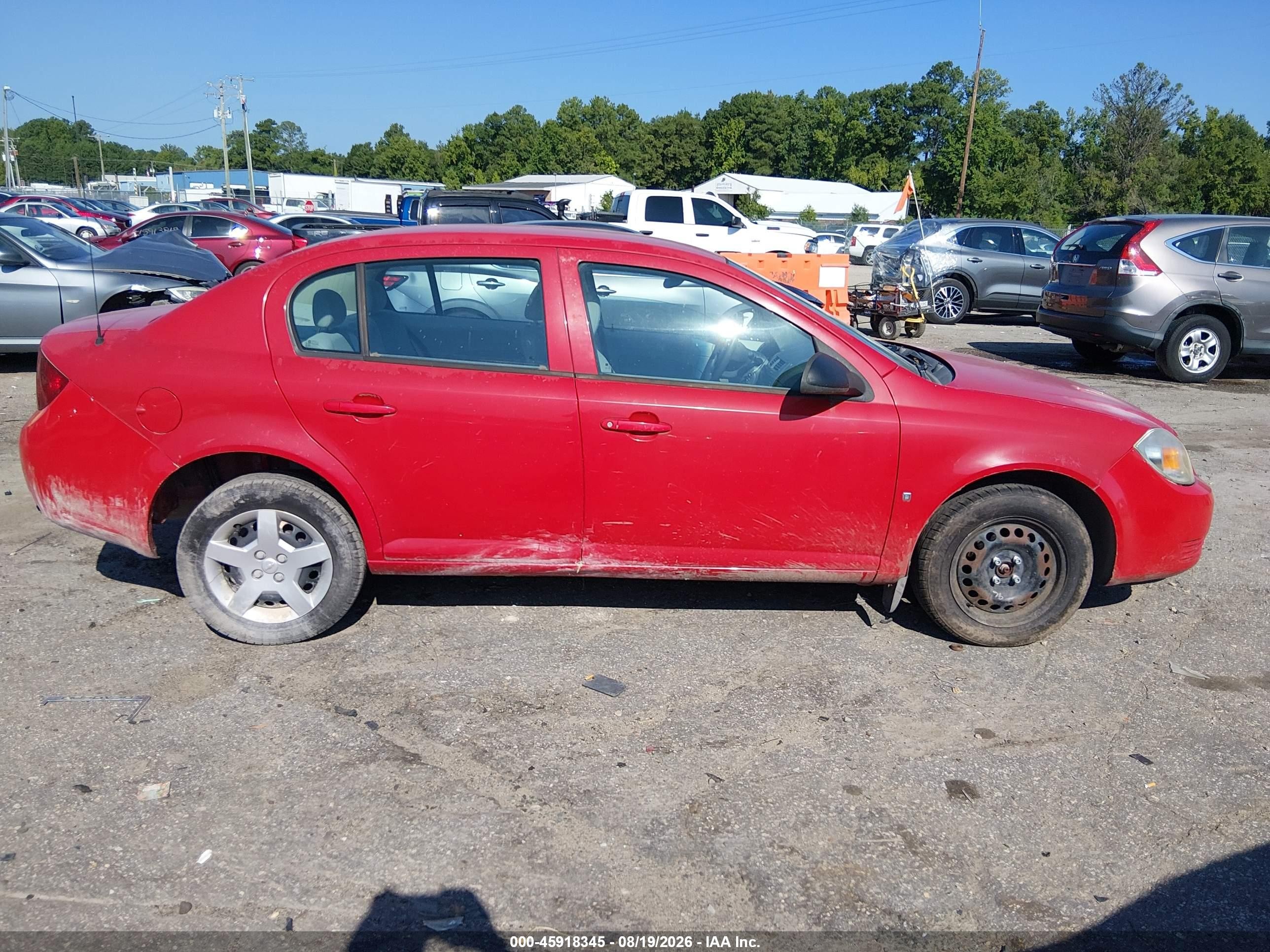 2006 Chevrolet Cobalt Ls Red vin: 1G1AK58F067857058