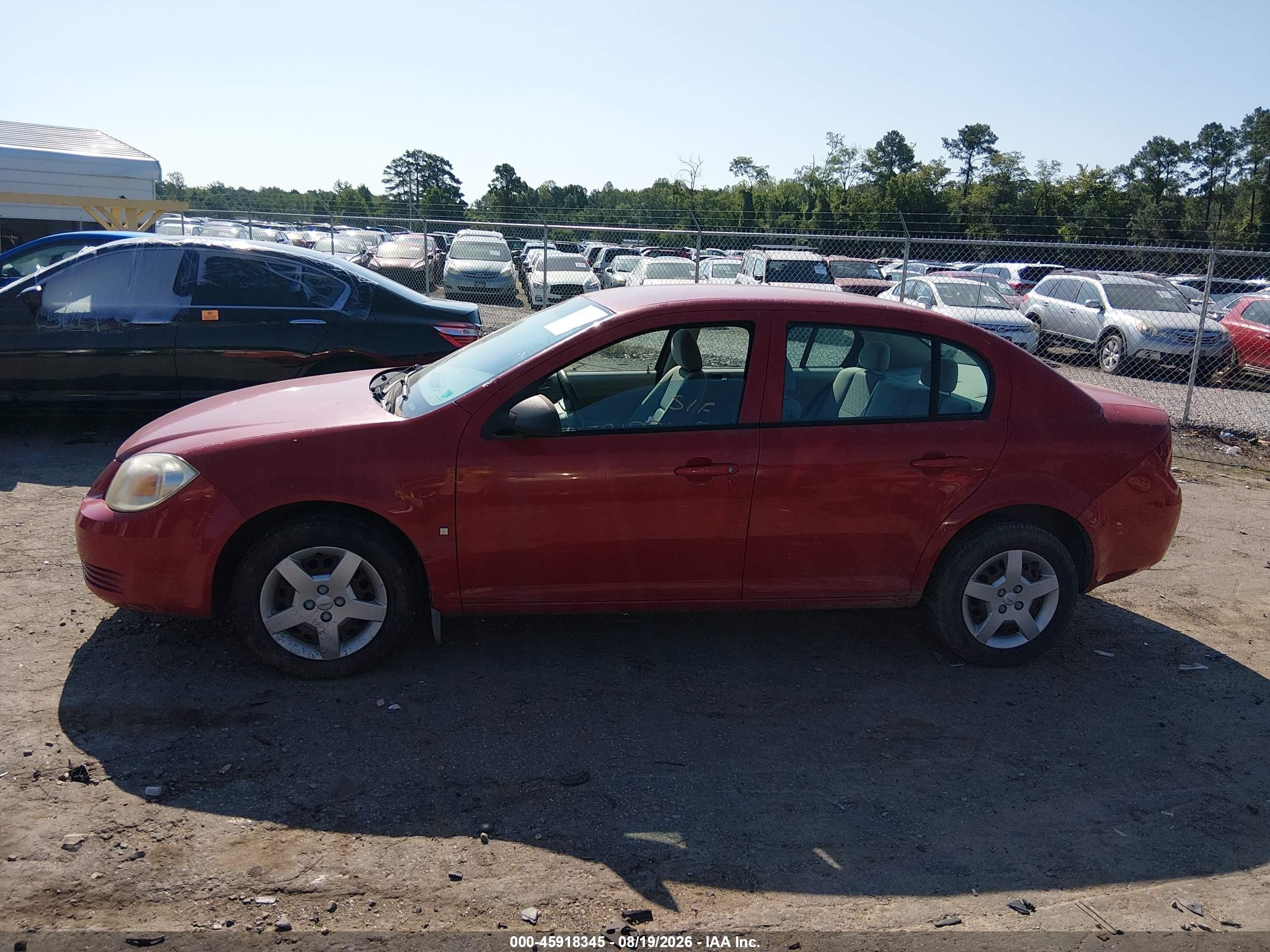 2006 Chevrolet Cobalt Ls Red vin: 1G1AK58F067857058