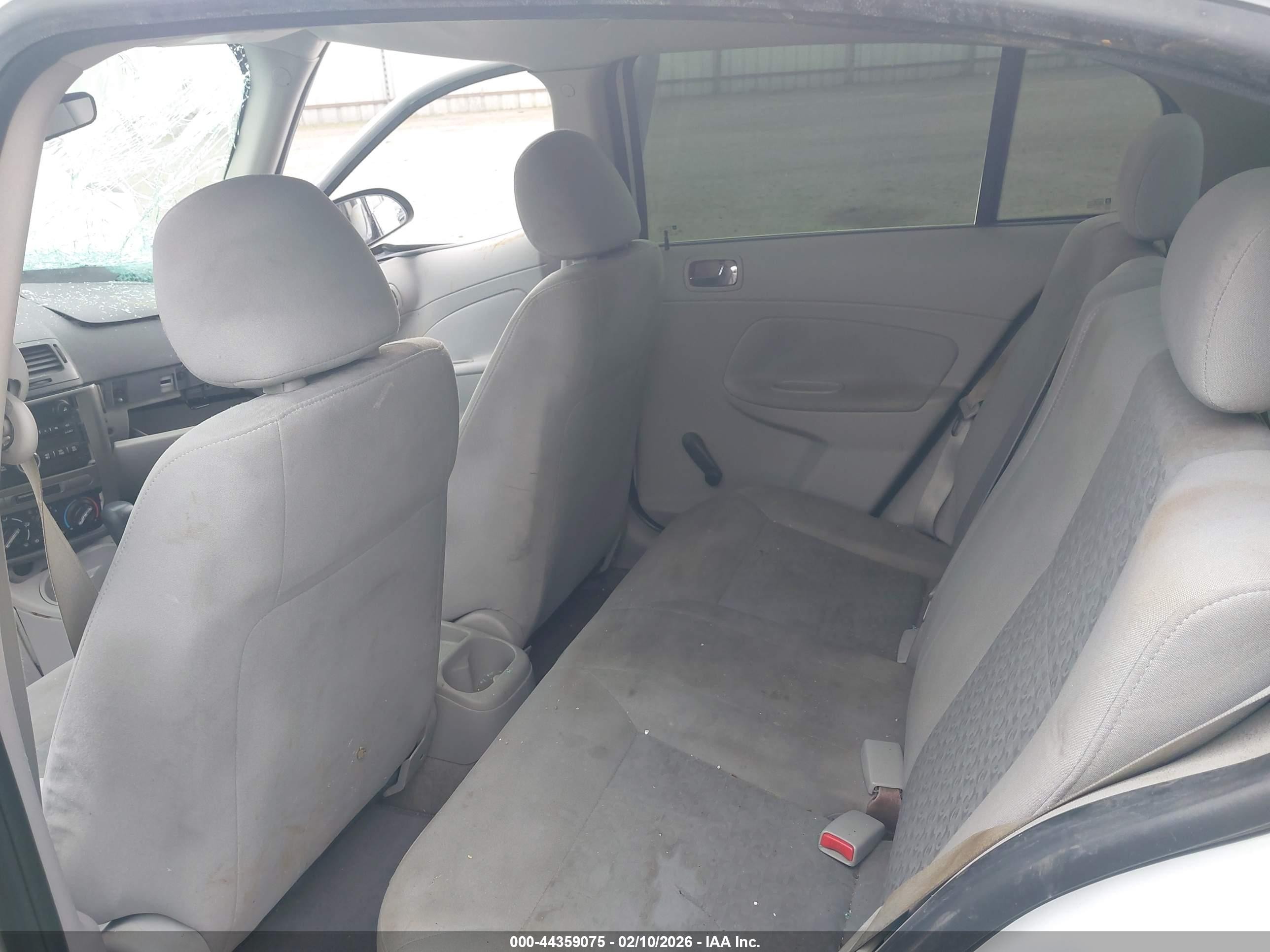 2008 Chevrolet Cobalt Ls White vin: 1G1AK58F087239029