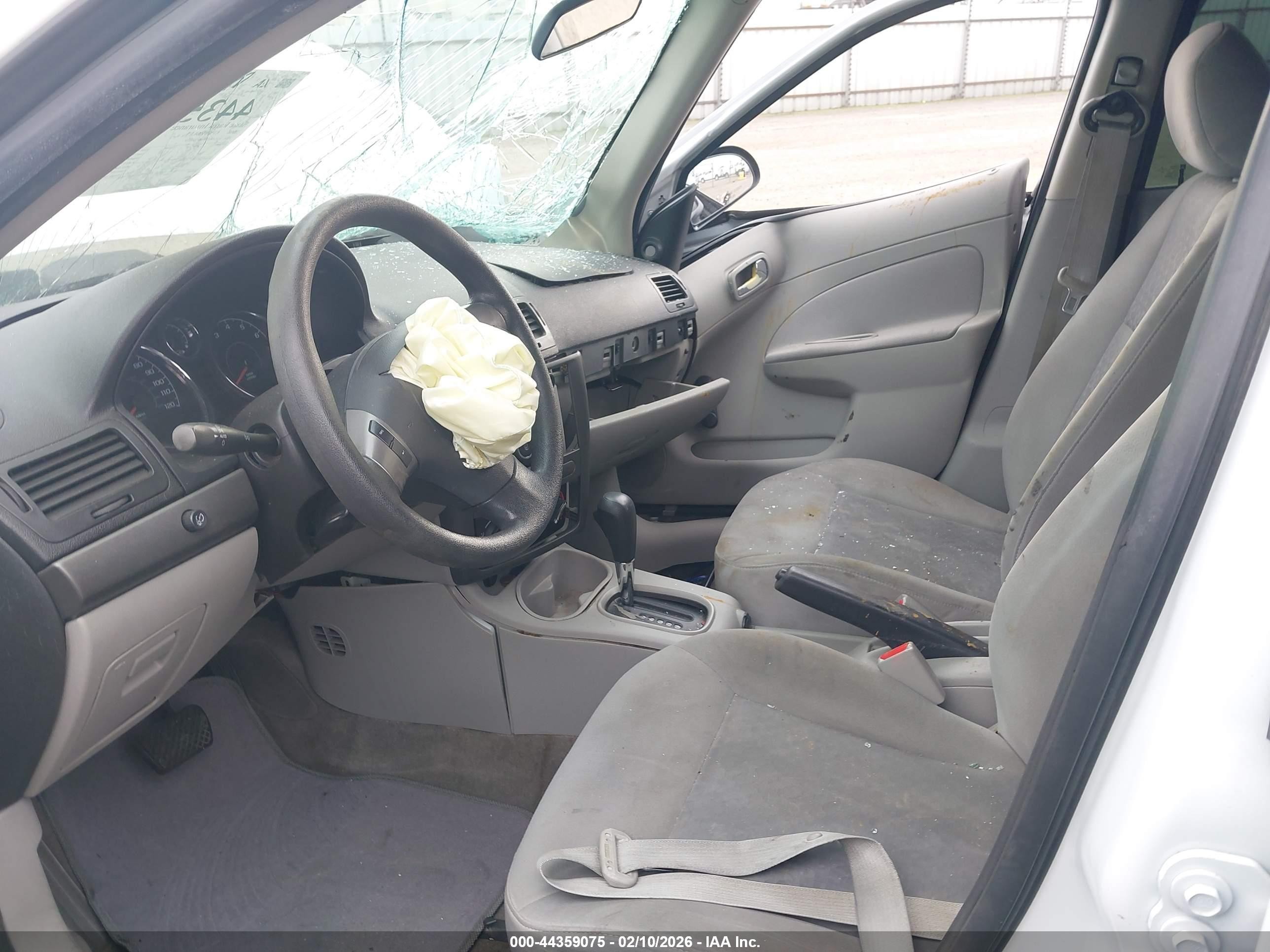 2008 Chevrolet Cobalt Ls White vin: 1G1AK58F087239029