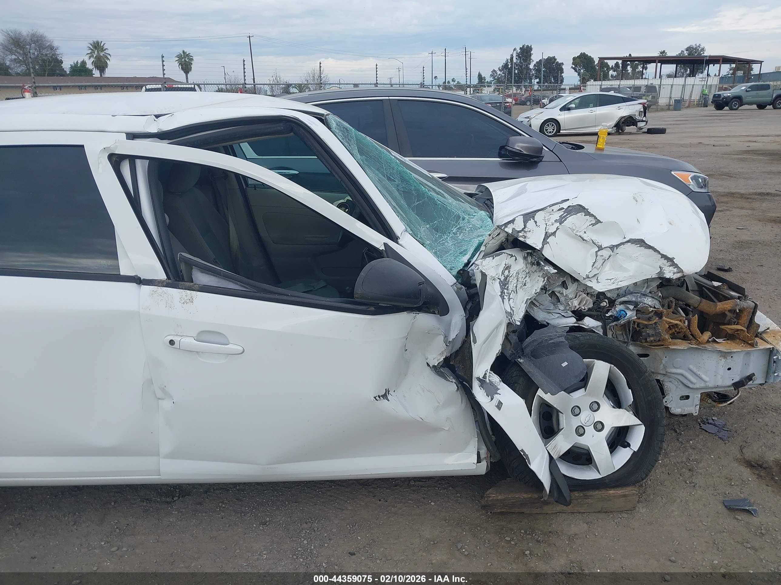 2008 Chevrolet Cobalt Ls White vin: 1G1AK58F087239029