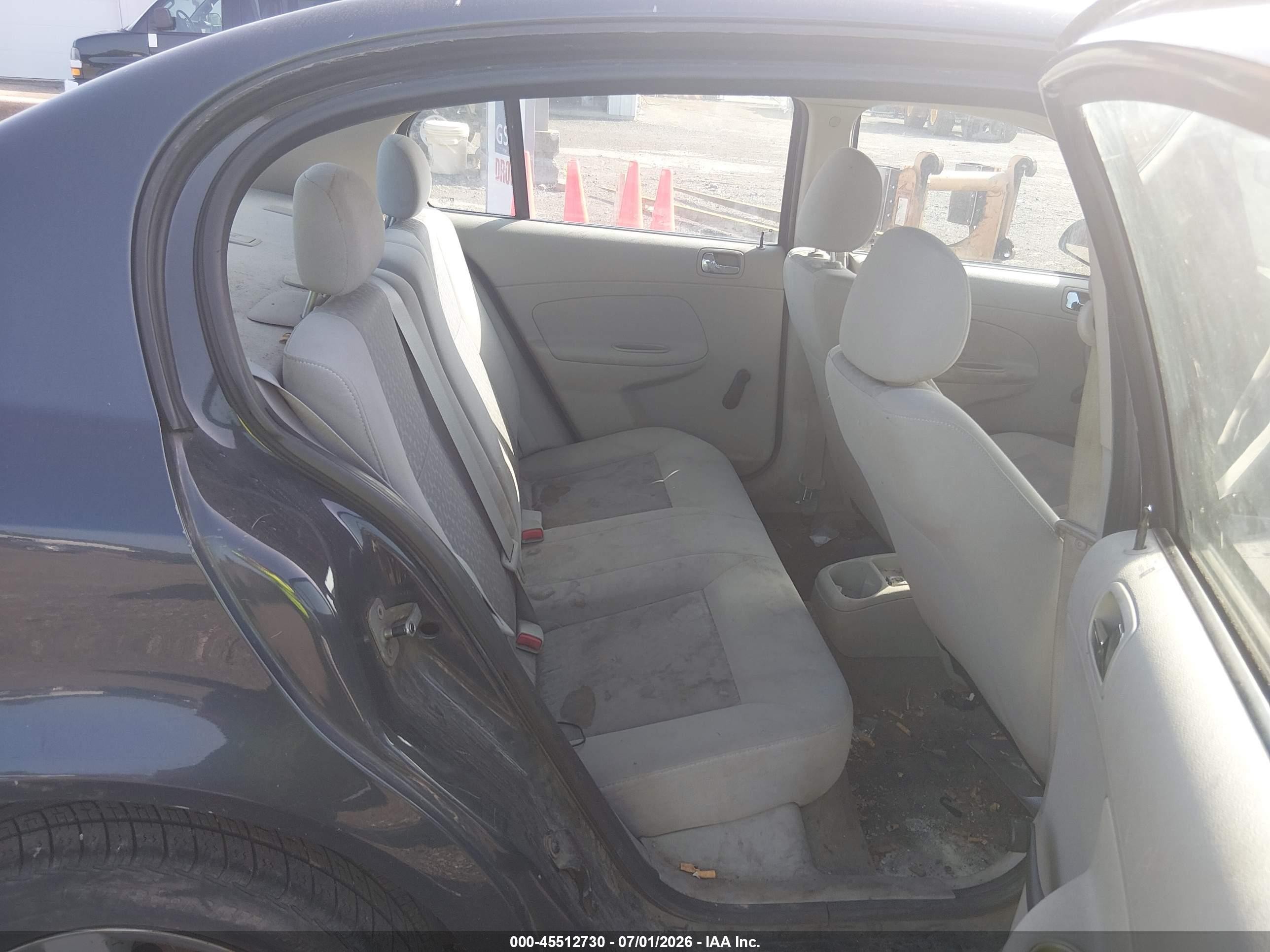 2008 Chevrolet Cobalt Ls Gray vin: 1G1AK58F187168830