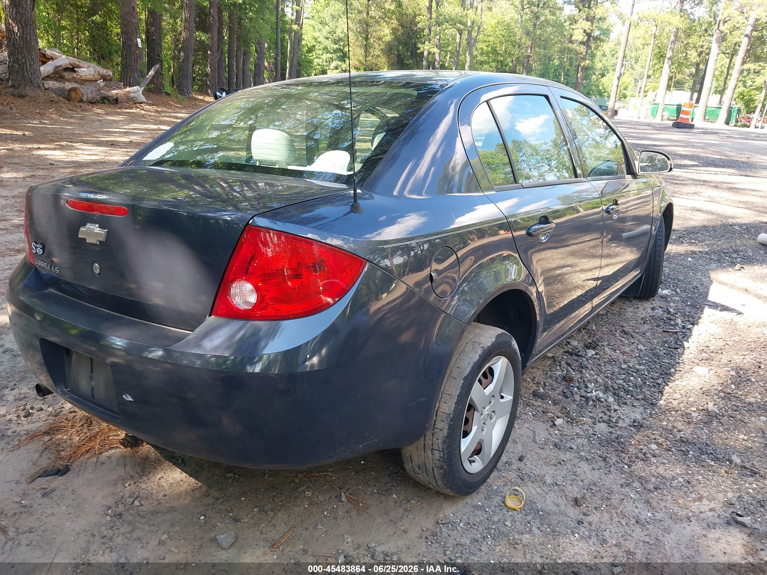 2008 Chevrolet Cobalt Ls Gray vin: 1G1AK58F287332151