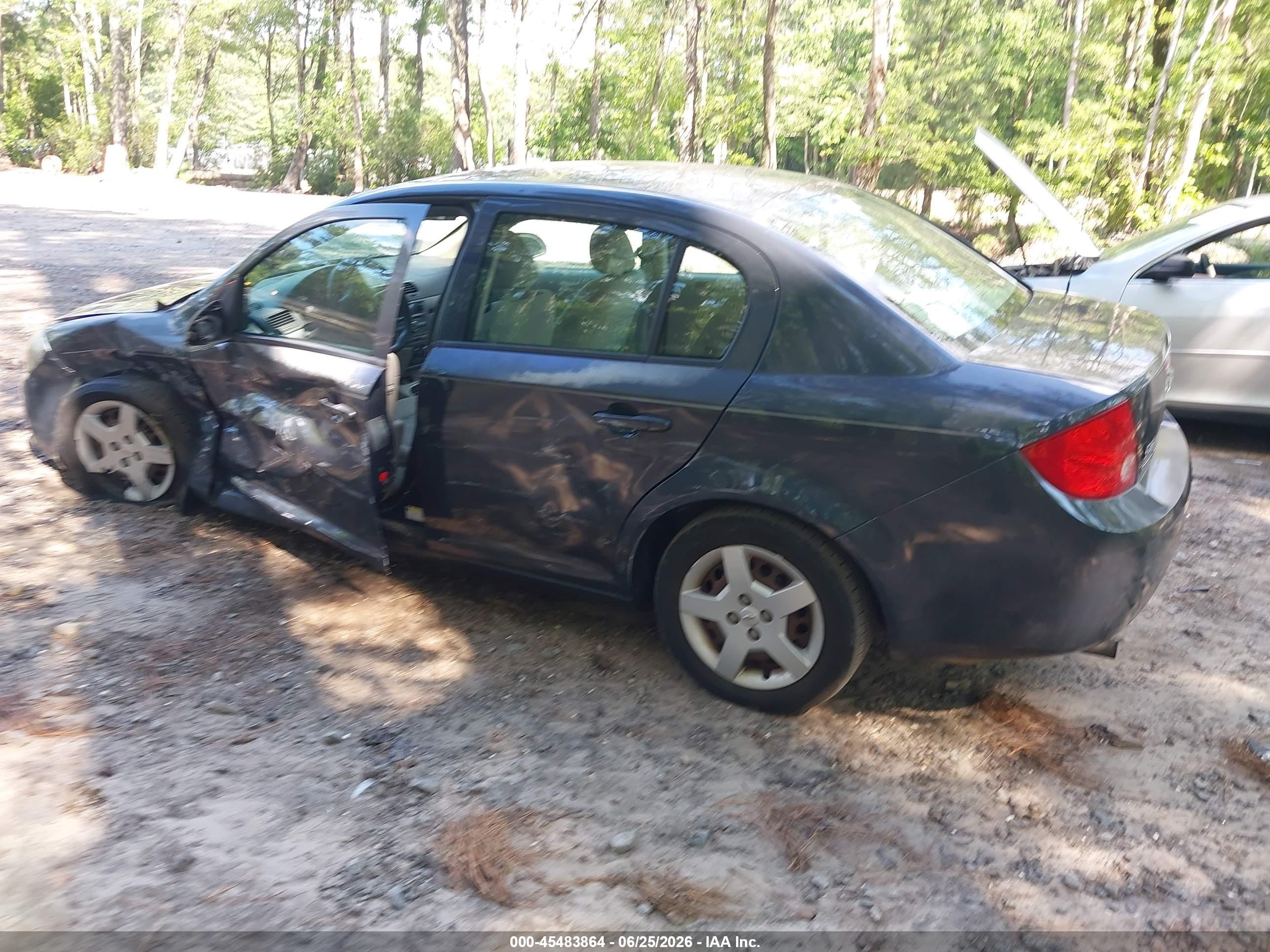 2008 Chevrolet Cobalt Ls Gray vin: 1G1AK58F287332151
