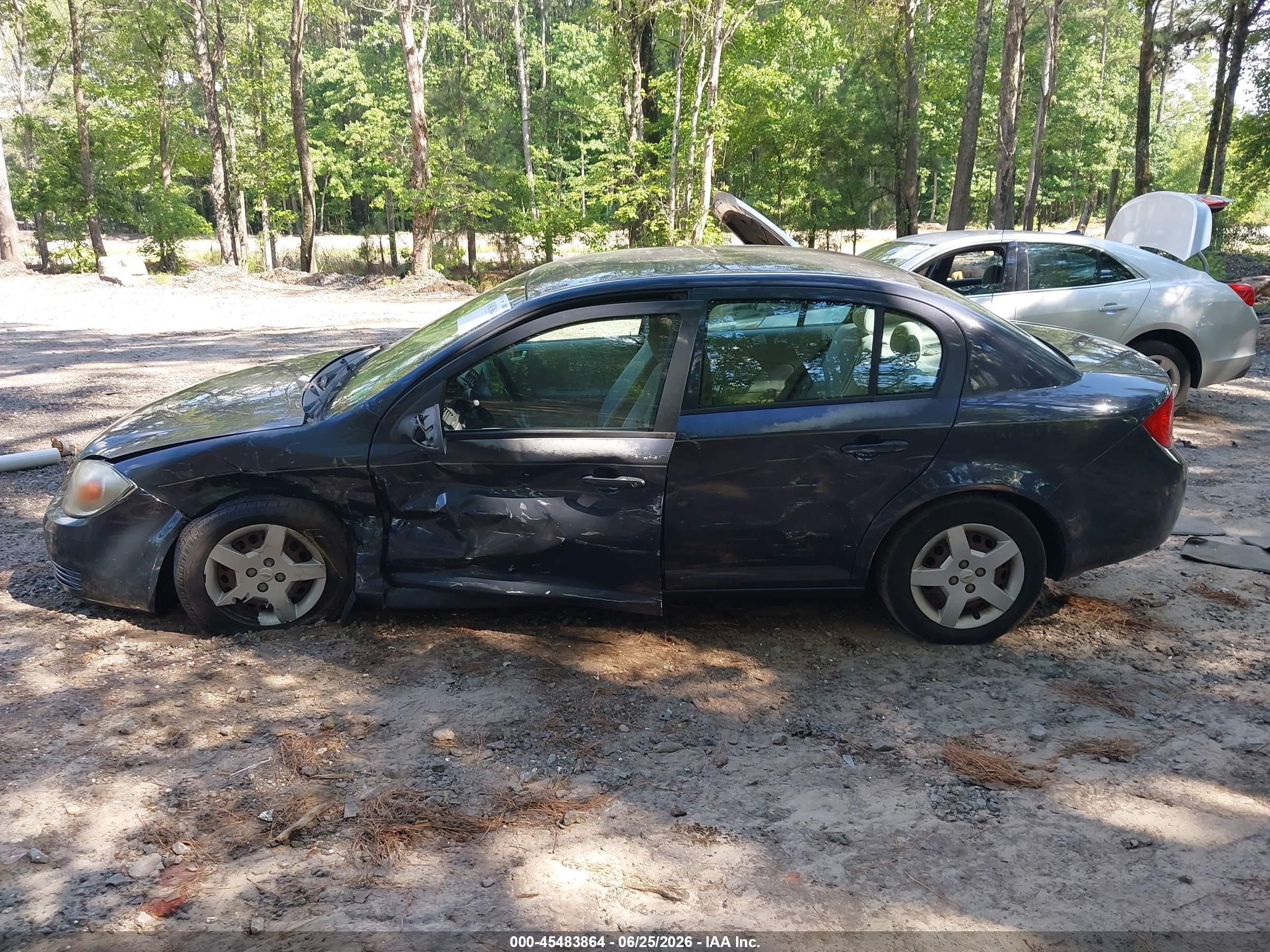 2008 Chevrolet Cobalt Ls Gray vin: 1G1AK58F287332151