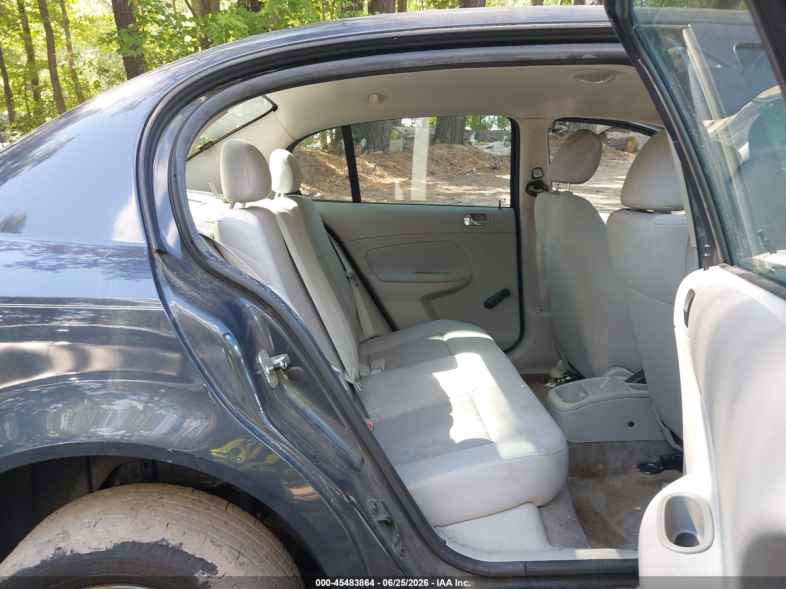 2008 Chevrolet Cobalt Ls Gray vin: 1G1AK58F287332151