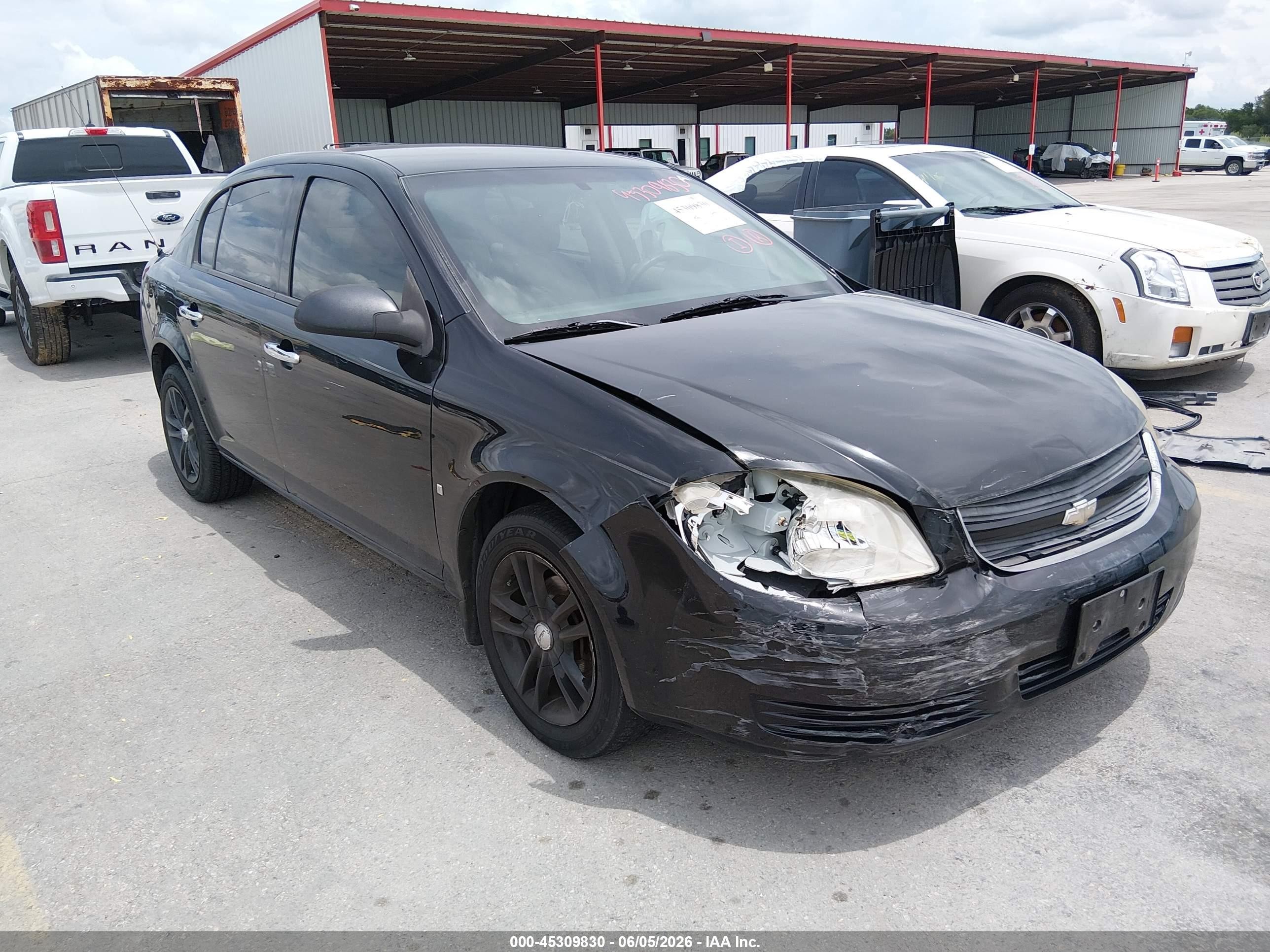 2008 Chevrolet Cobalt Ls Black vin: 1G1AK58F387300065