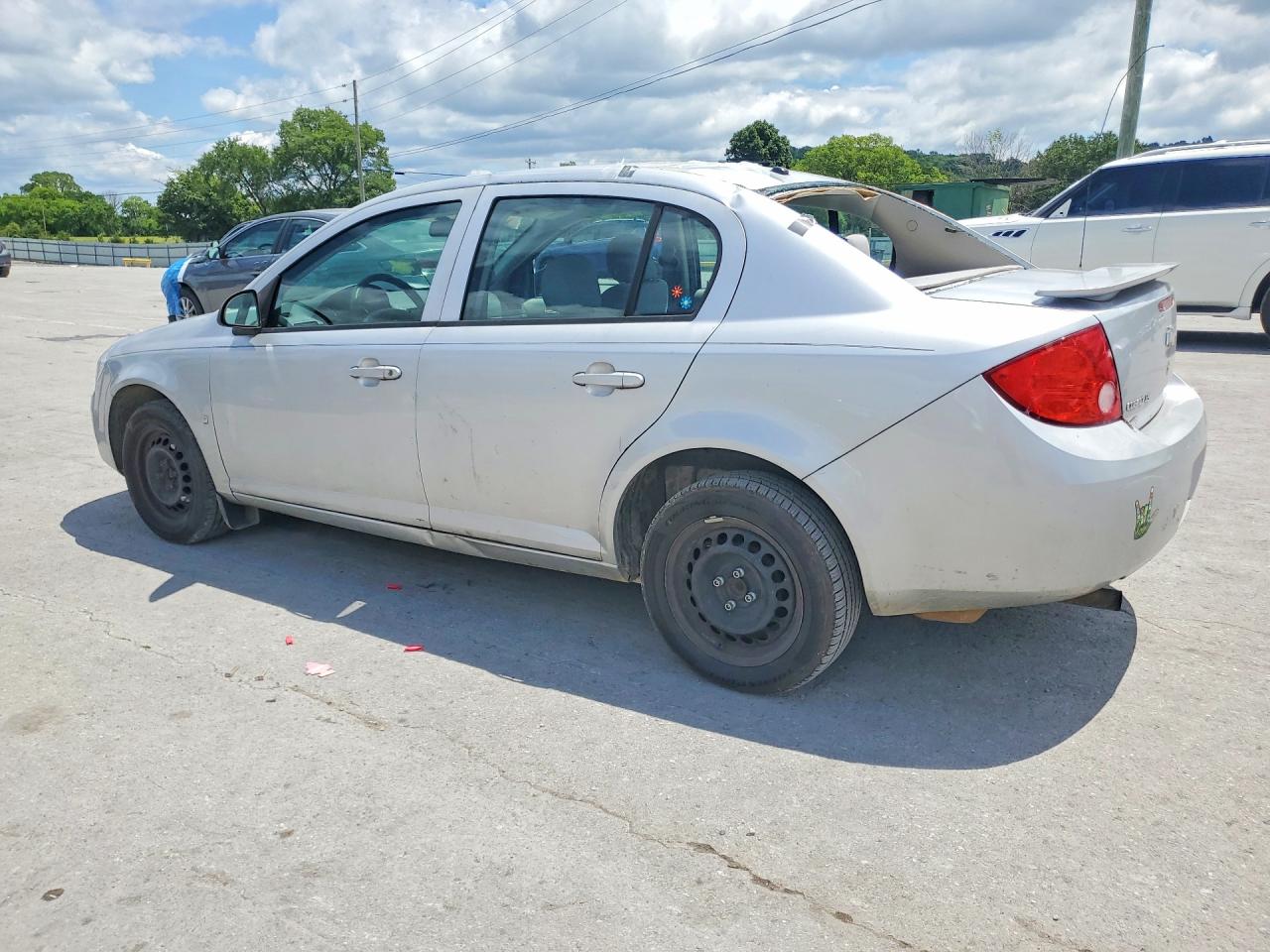 2008 Chevrolet Cobalt Ls Silver vin: 1G1AK58F487164352