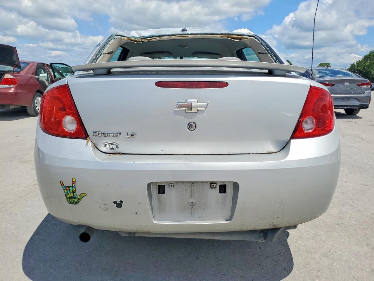 2008 Chevrolet Cobalt Ls Silver vin: 1G1AK58F487164352