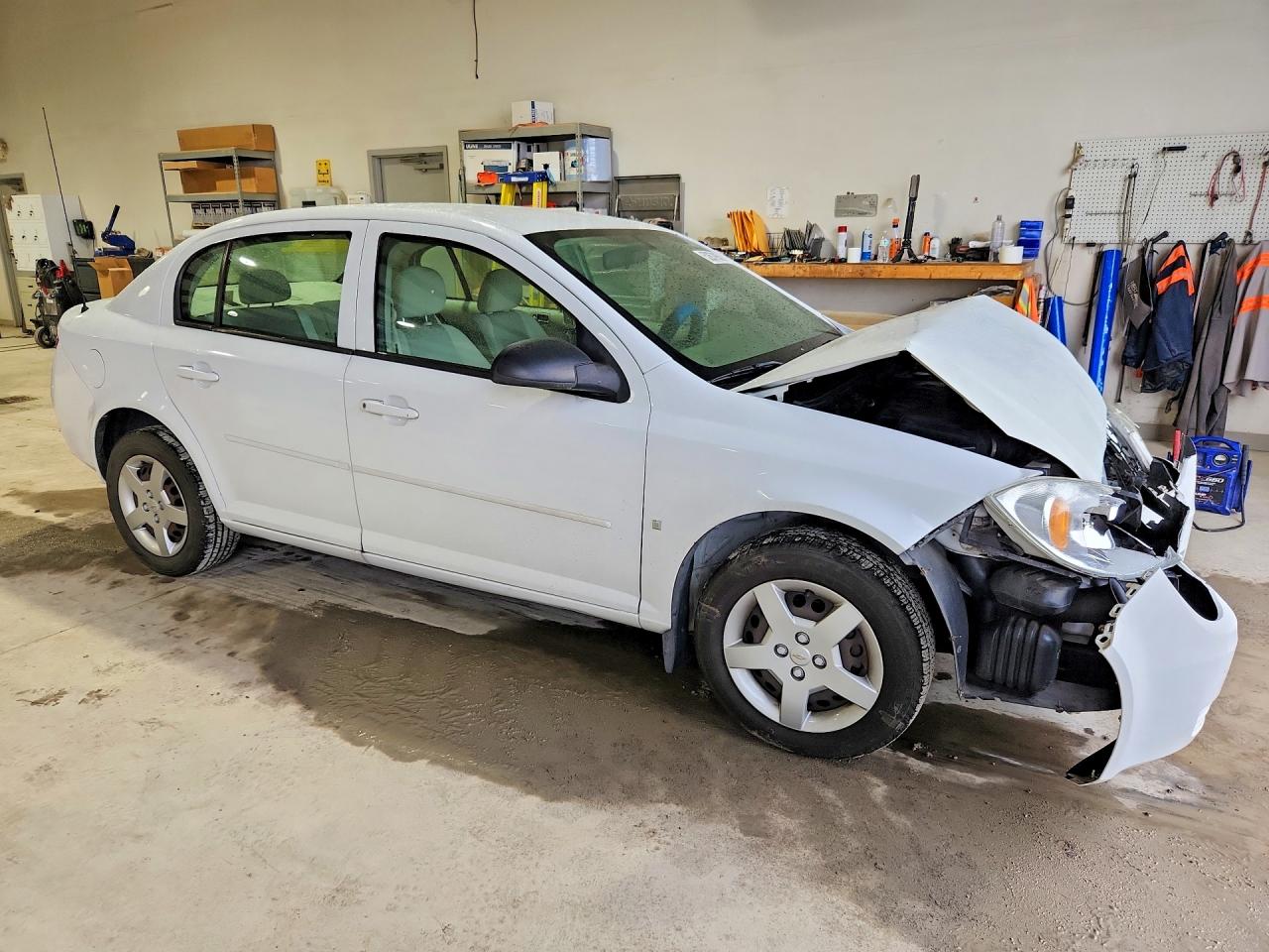 2007 Chevrolet Cobalt Ls Белый vin: 1G1AK58F577338525