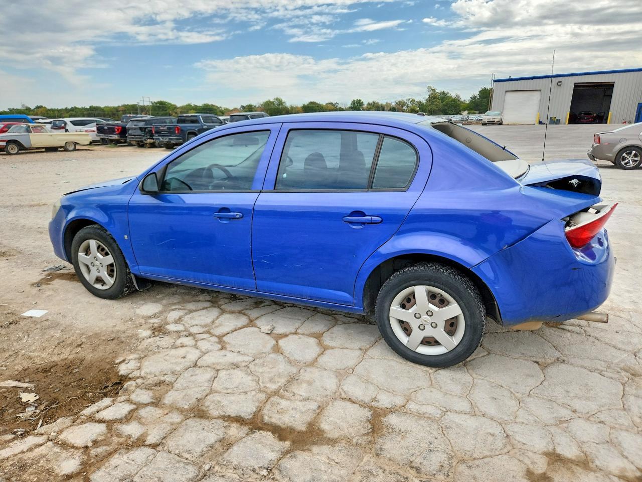 2008 Chevrolet Cobalt Ls Blue vin: 1G1AK58F687165504