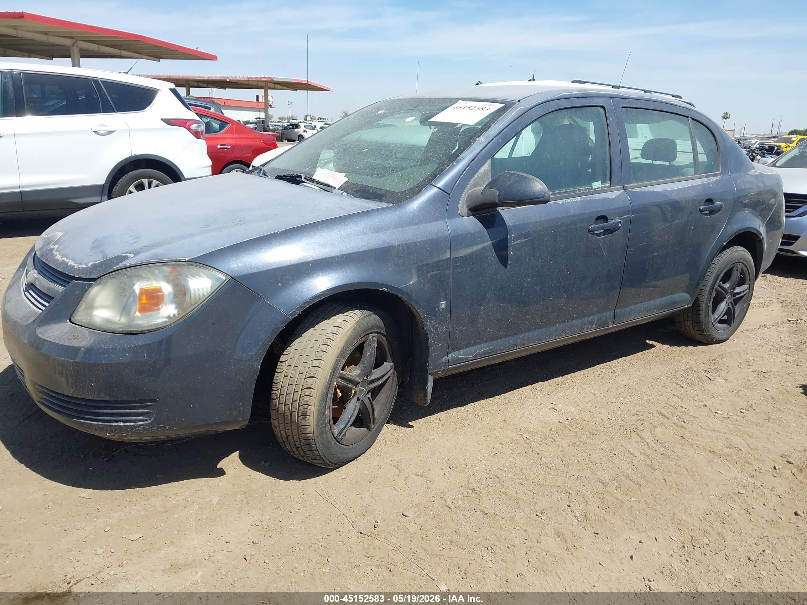 2008 Chevrolet Cobalt Ls Blue vin: 1G1AK58F787291001