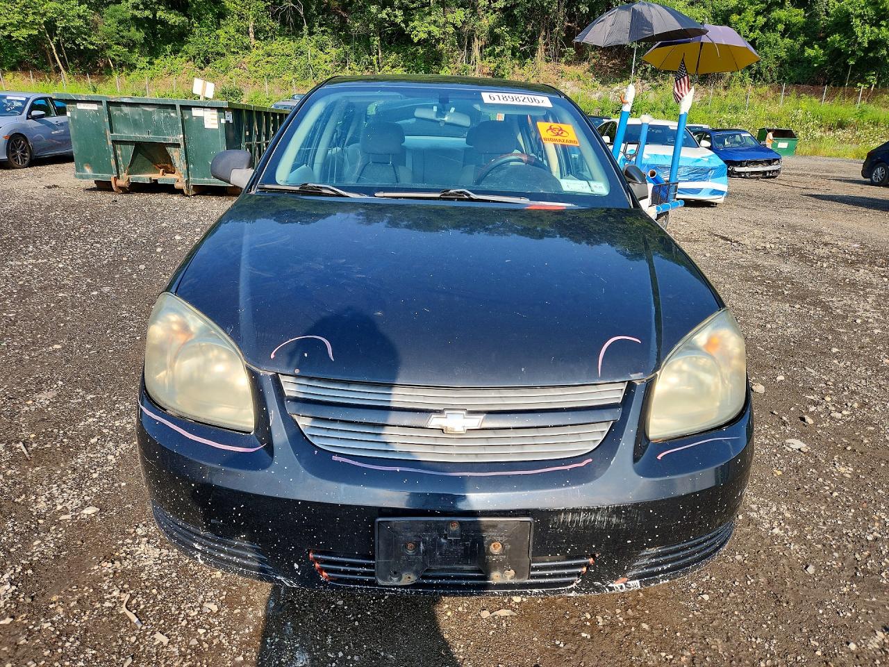 2008 Chevrolet Cobalt Ls Black vin: 1G1AK58F987331725
