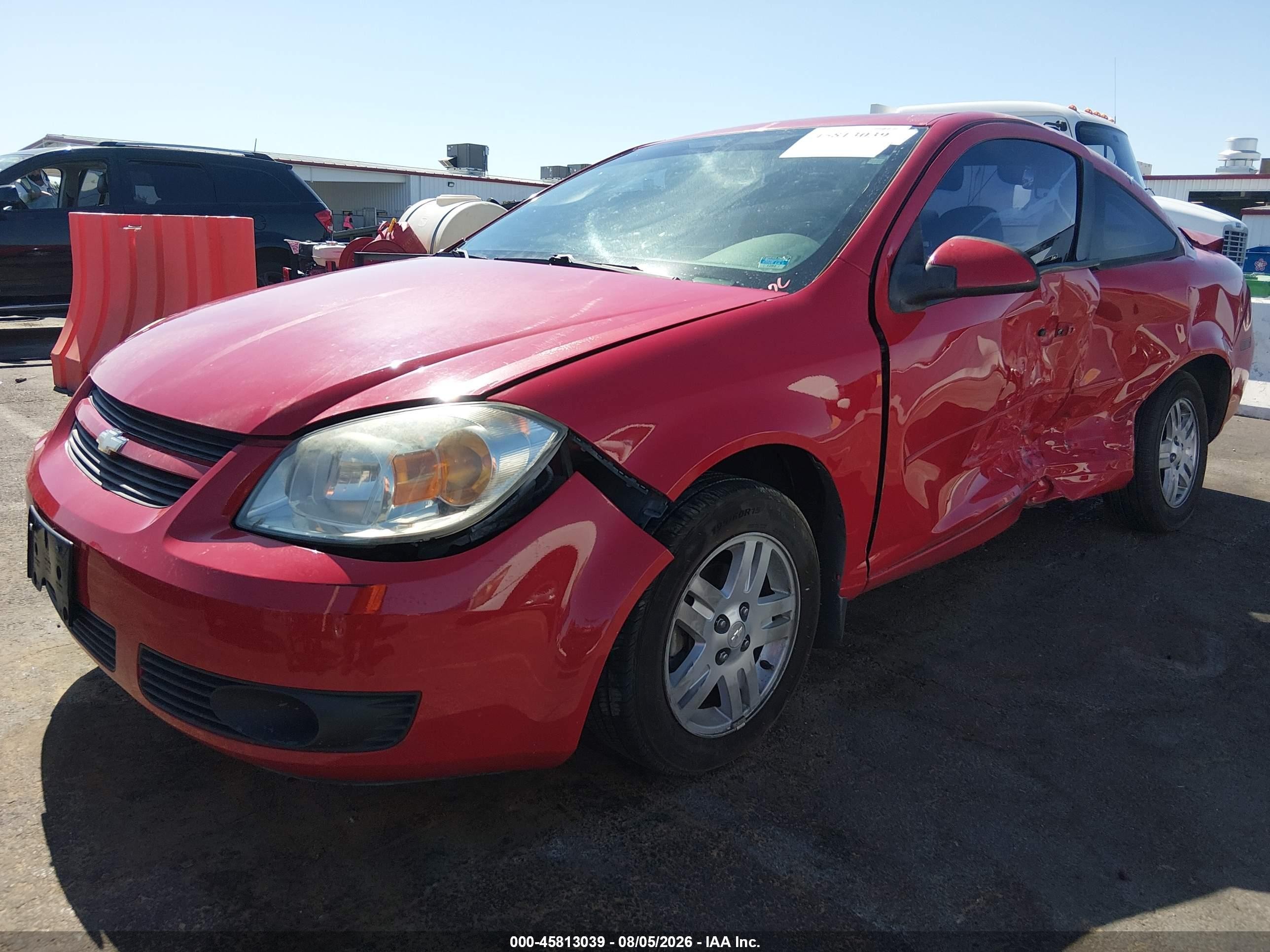 2005 Chevrolet Cobalt Ls Красный vin: 1G1AL12F057610393