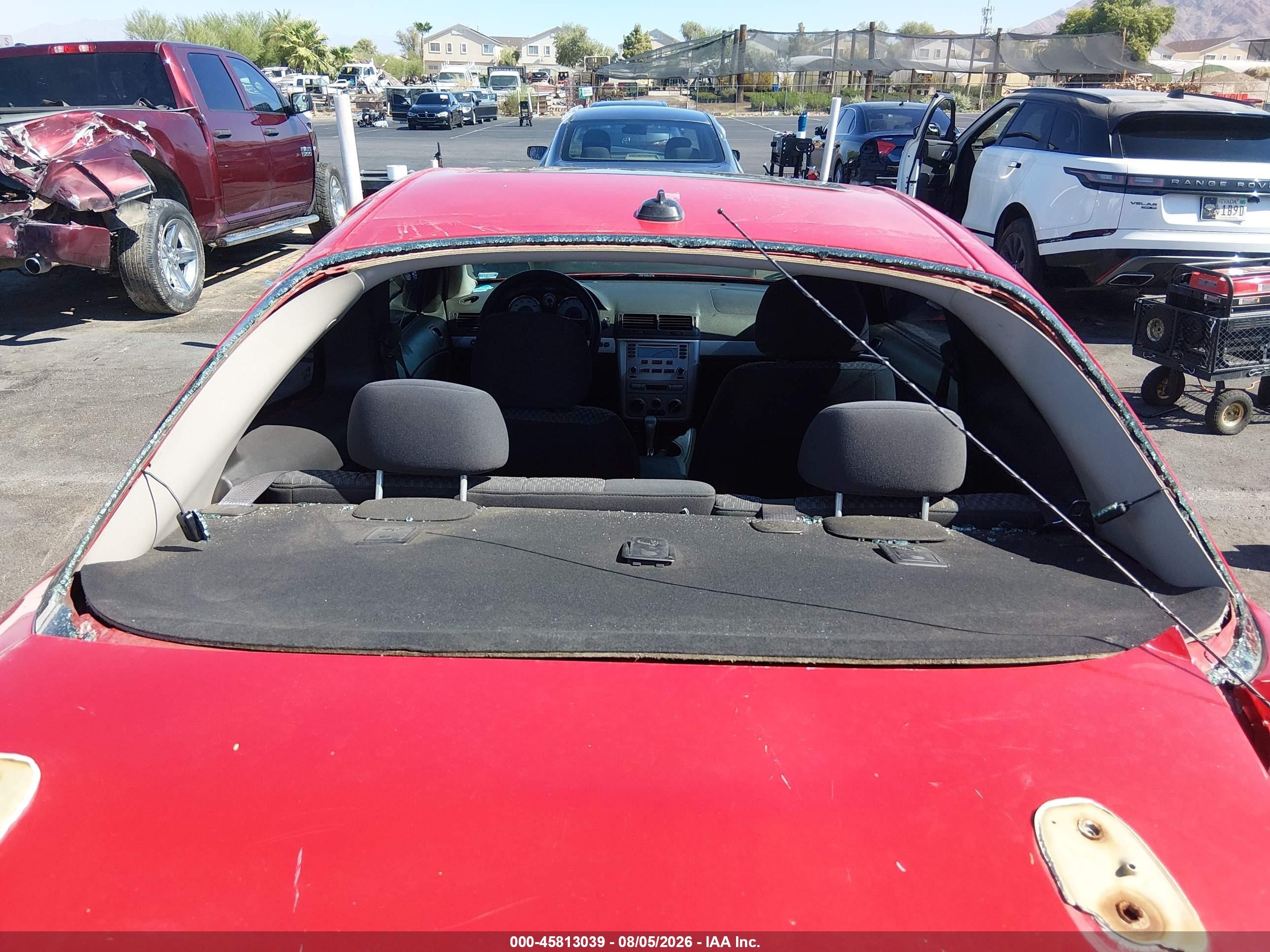 2005 Chevrolet Cobalt Ls Красный vin: 1G1AL12F057610393
