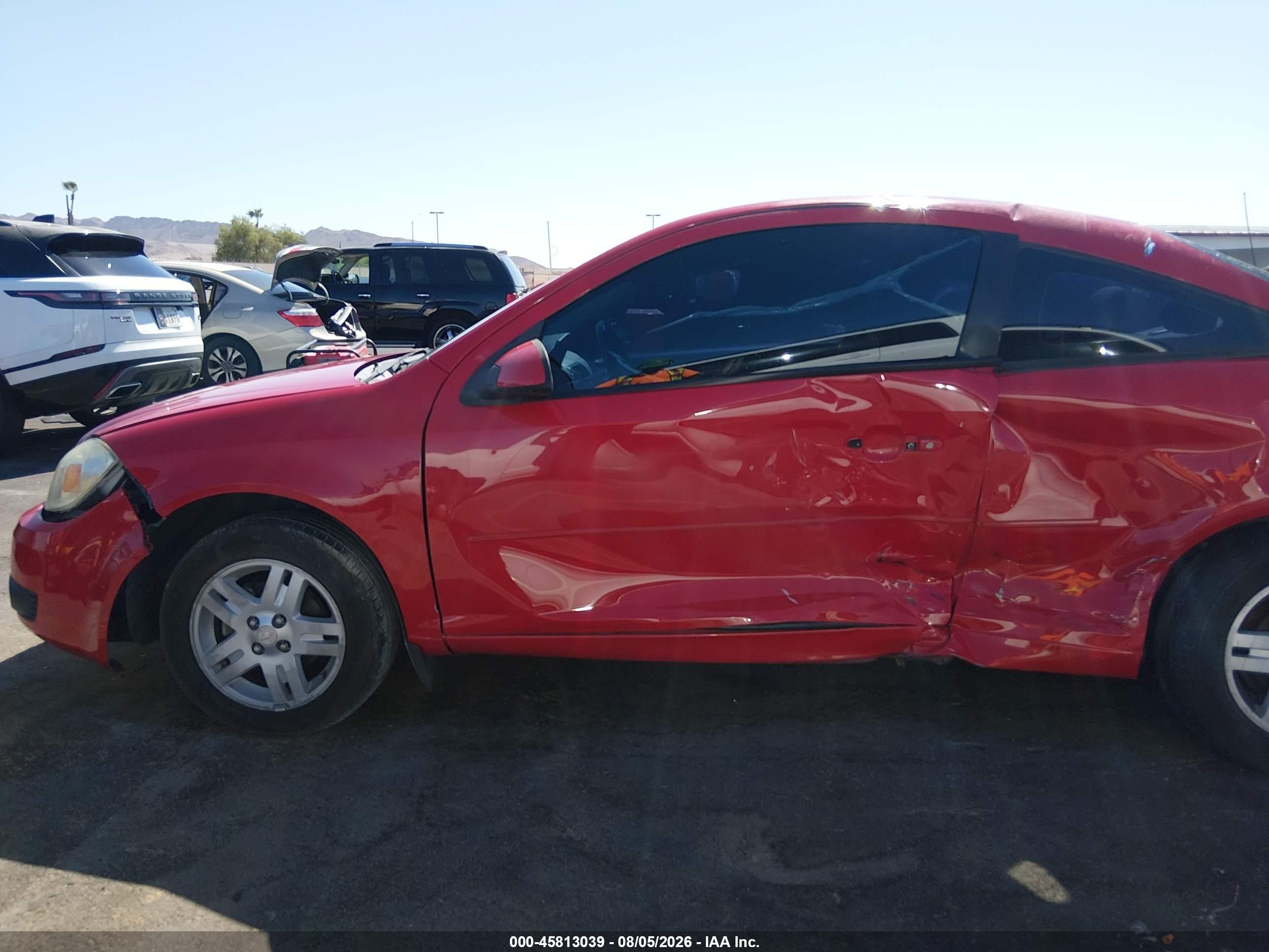 2005 Chevrolet Cobalt Ls Красный vin: 1G1AL12F057610393