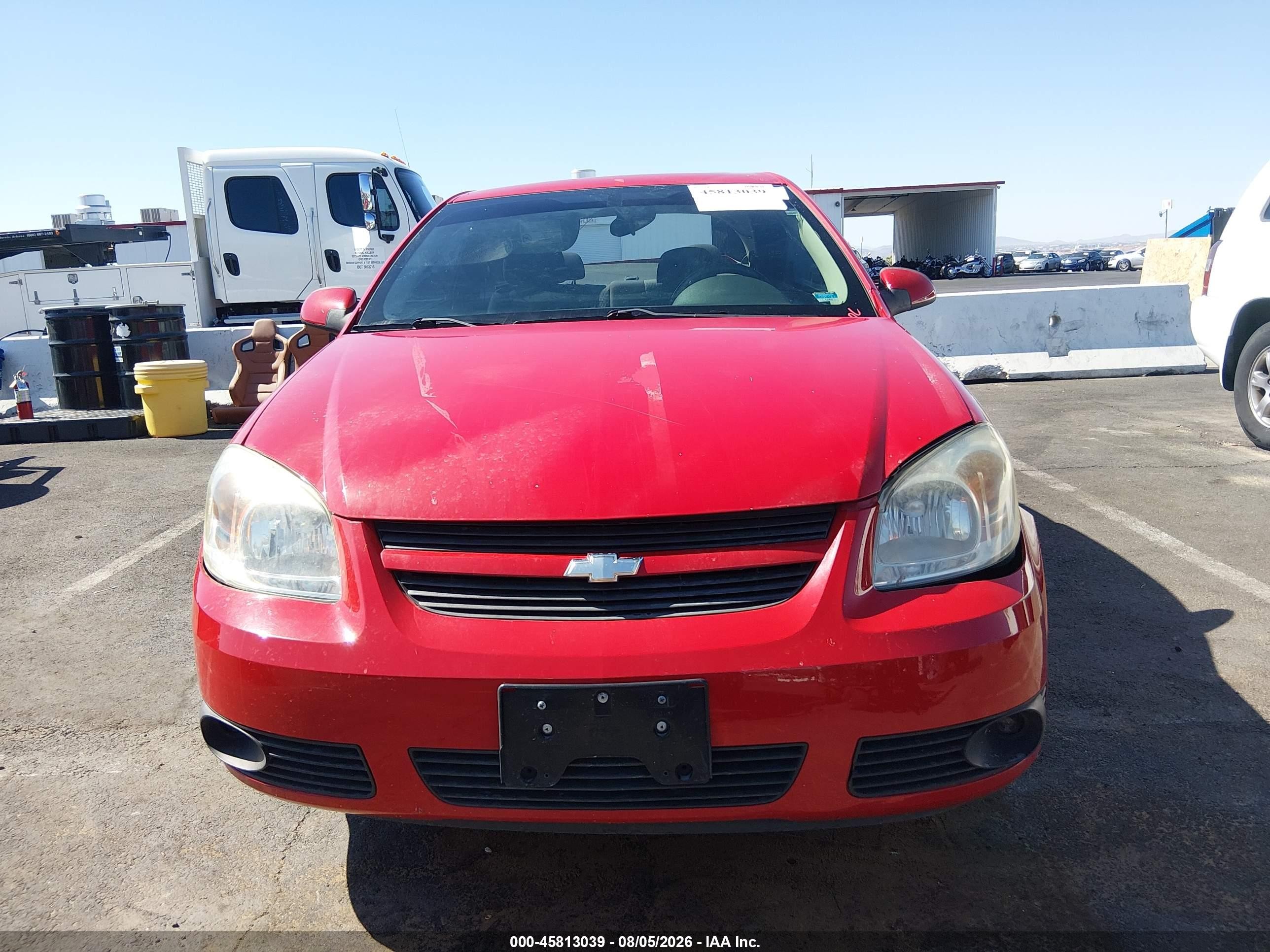 2005 Chevrolet Cobalt Ls Красный vin: 1G1AL12F057610393