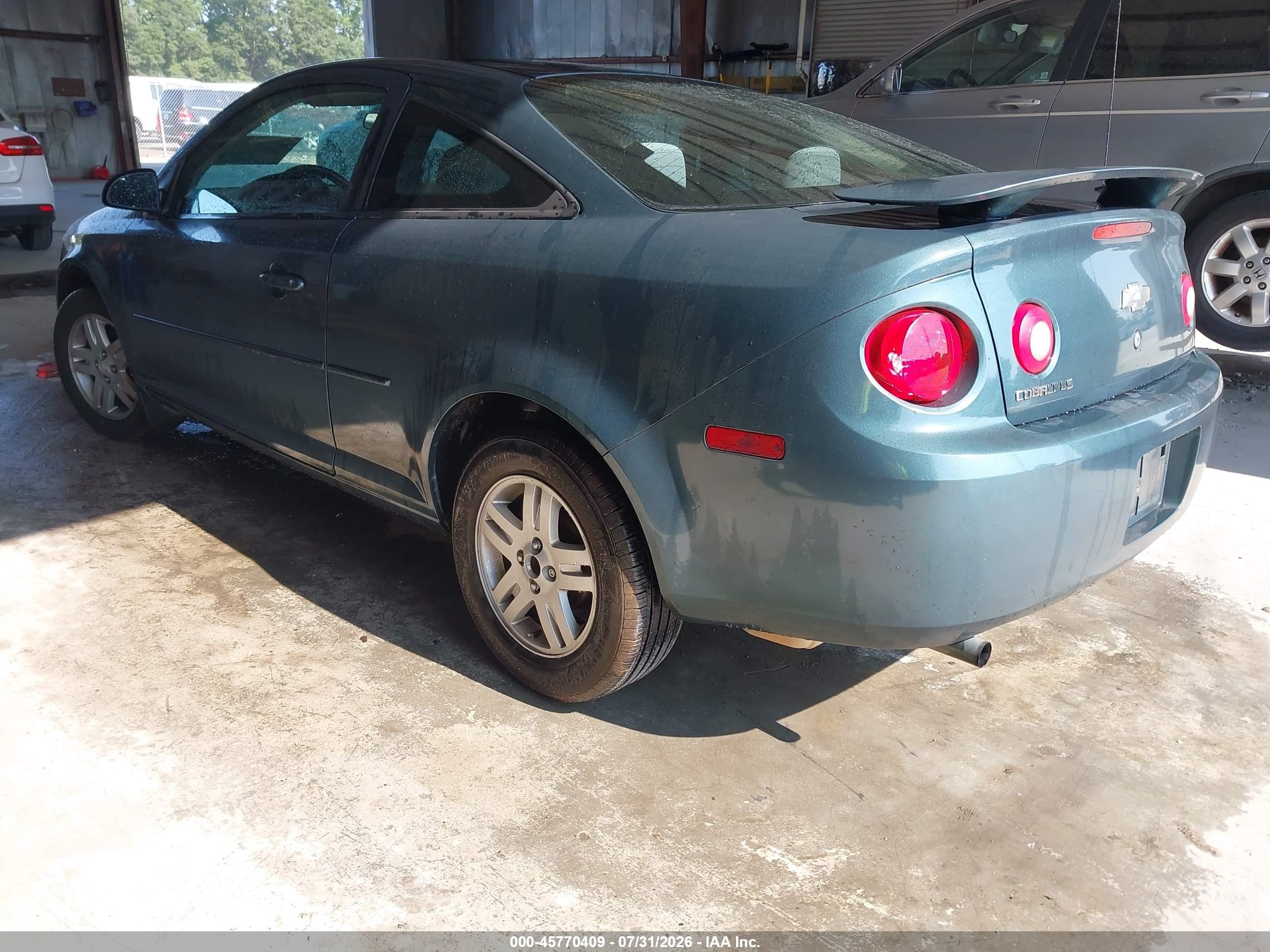2005 Chevrolet Cobalt Ls Blue vin: 1G1AL12F257608225