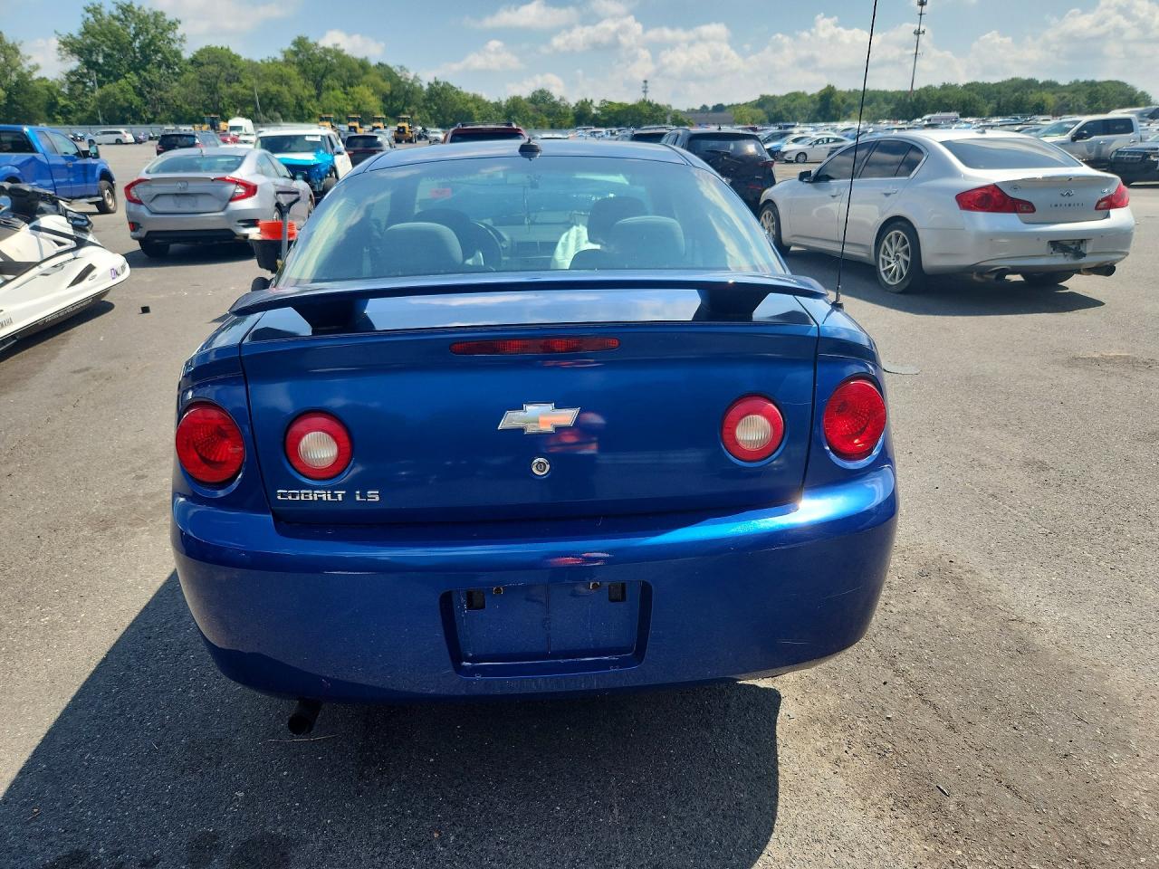 2005 Chevrolet Cobalt Ls Blue vin: 1G1AL12F457613314