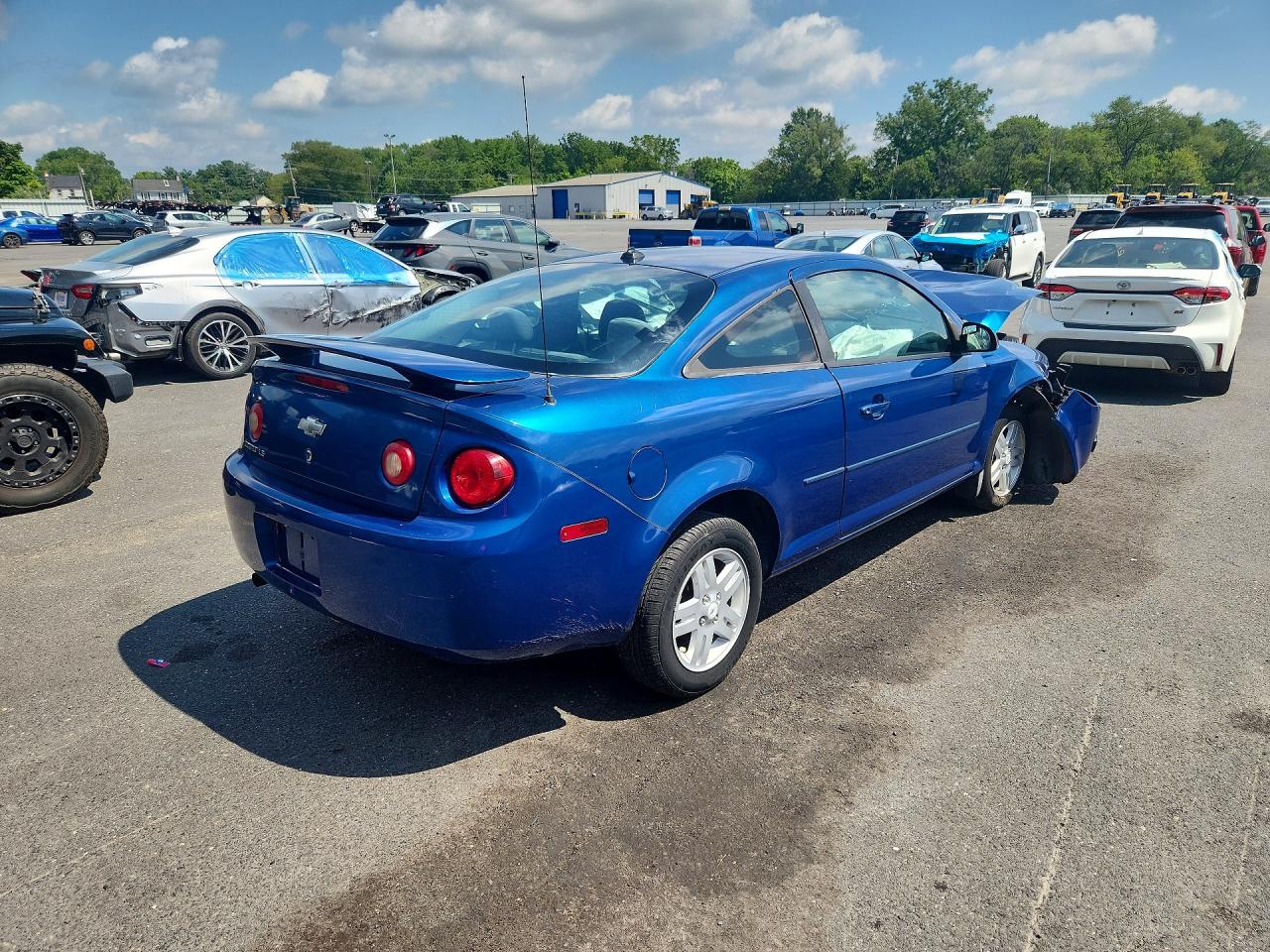 2005 Chevrolet Cobalt Ls Blue vin: 1G1AL12F457613314