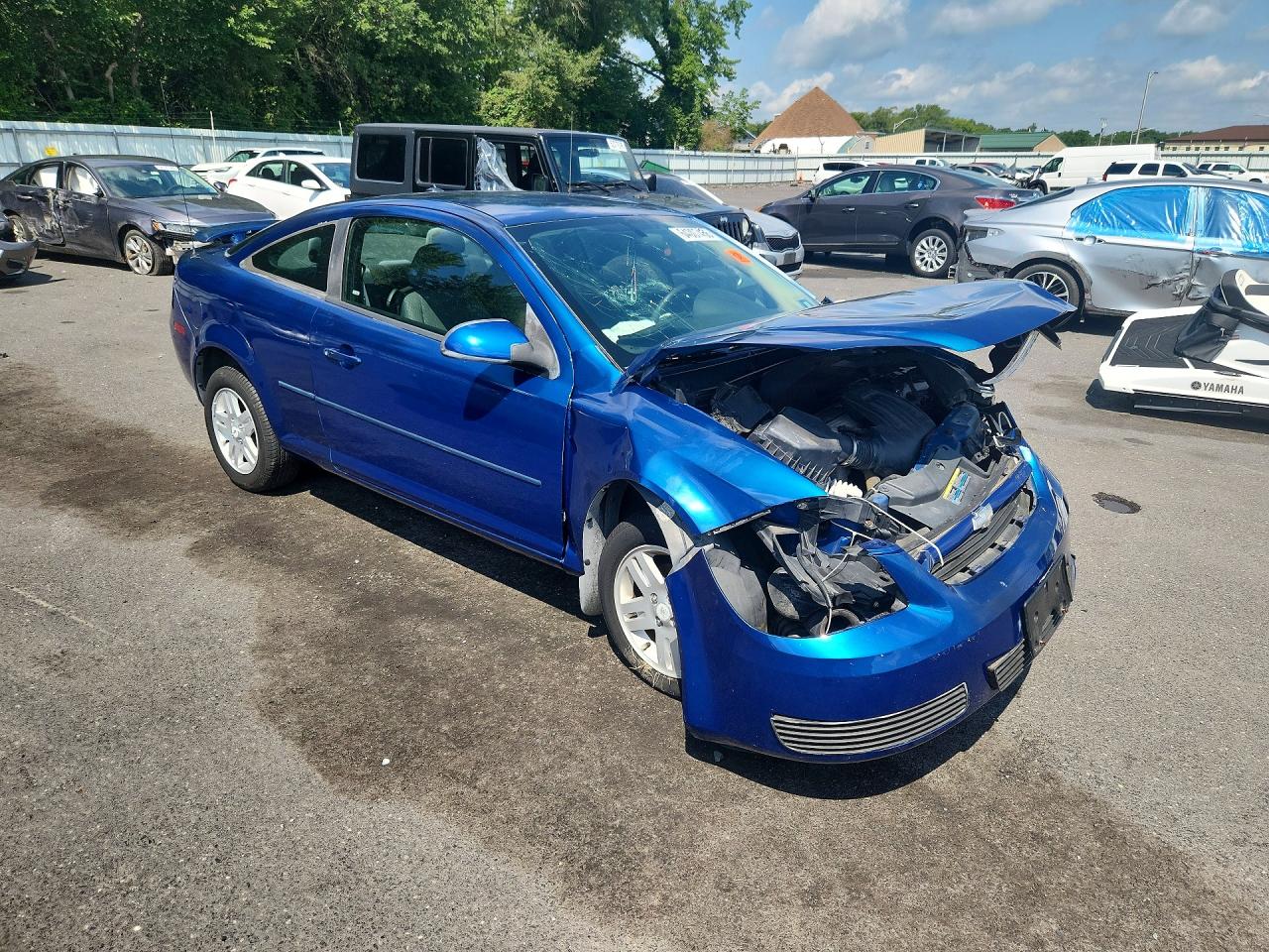 2005 Chevrolet Cobalt Ls Blue vin: 1G1AL12F457613314