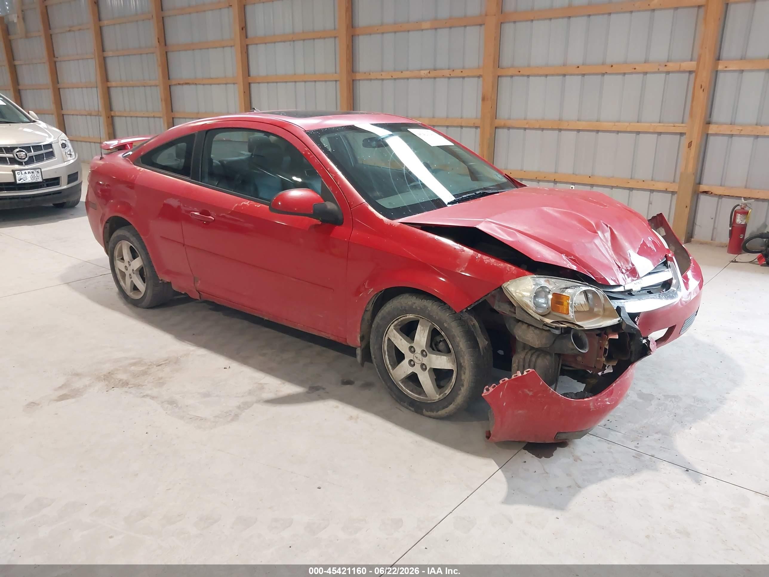2005 Chevrolet Cobalt Ls Red vin: 1G1AL12F657554699