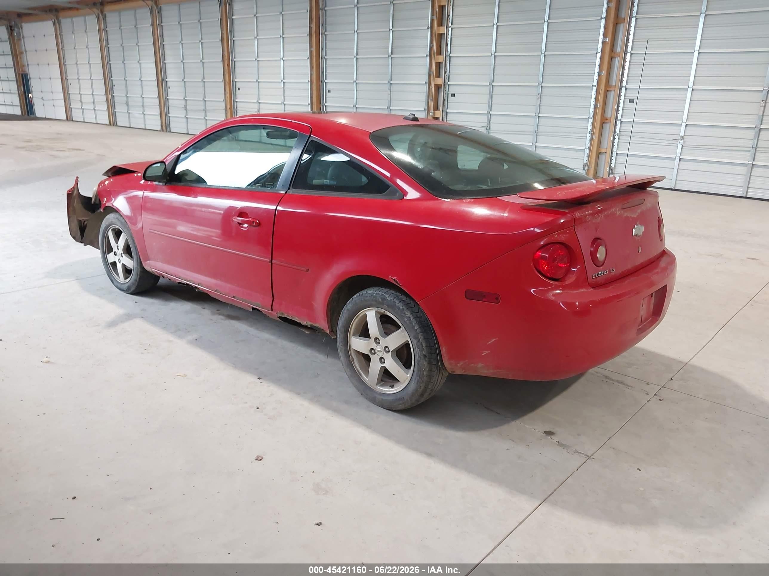 2005 Chevrolet Cobalt Ls Red vin: 1G1AL12F657554699