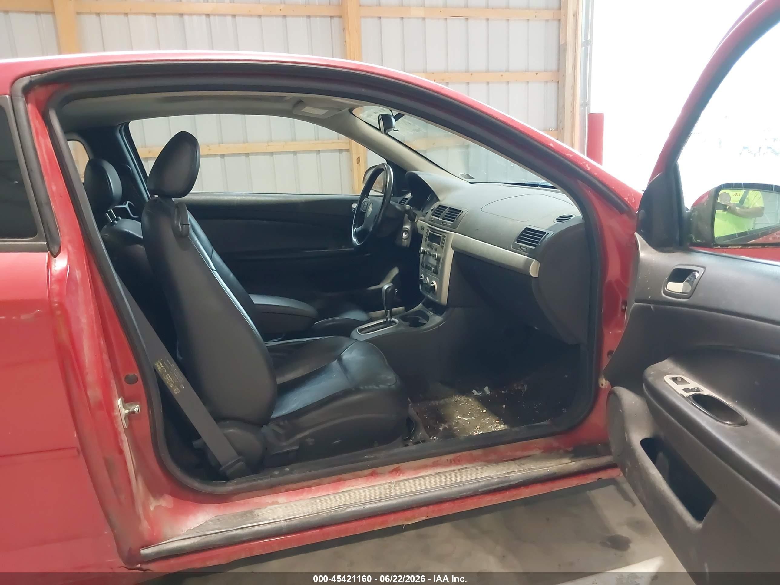 2005 Chevrolet Cobalt Ls Red vin: 1G1AL12F657554699