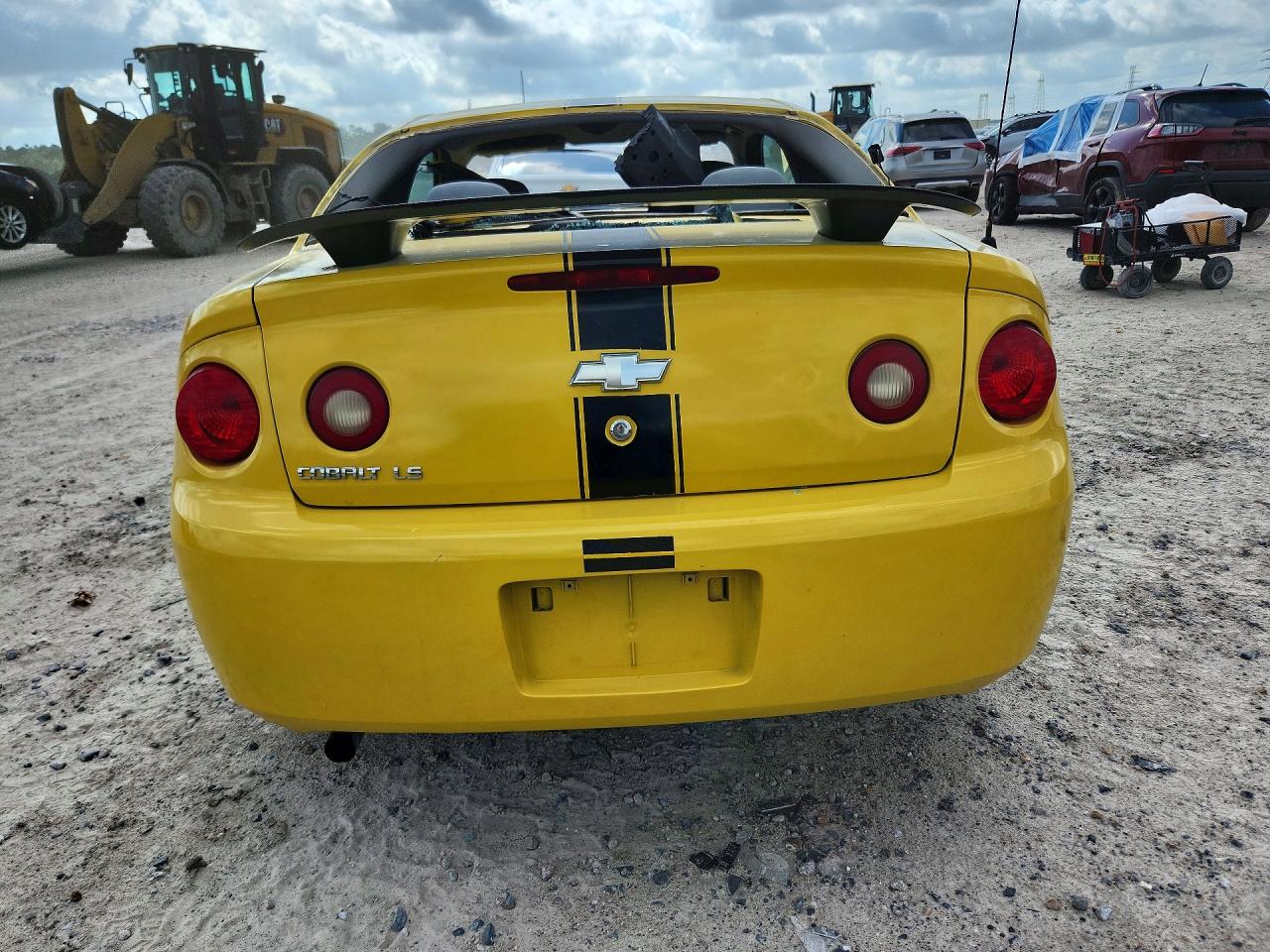 2005 Chevrolet Cobalt Ls Yellow vin: 1G1AL12F757572404
