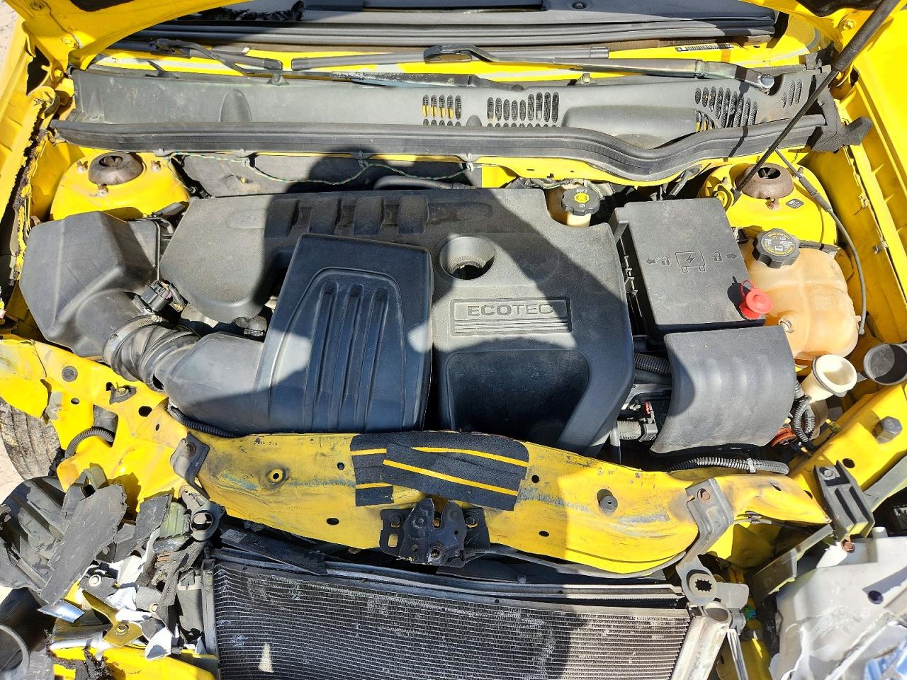 2005 Chevrolet Cobalt Ls Yellow vin: 1G1AL12F757572404