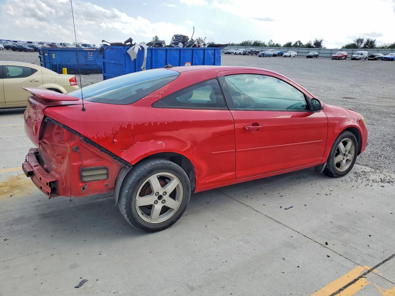 2005 Chevrolet Cobalt Ls Red vin: 1G1AL12F757666153