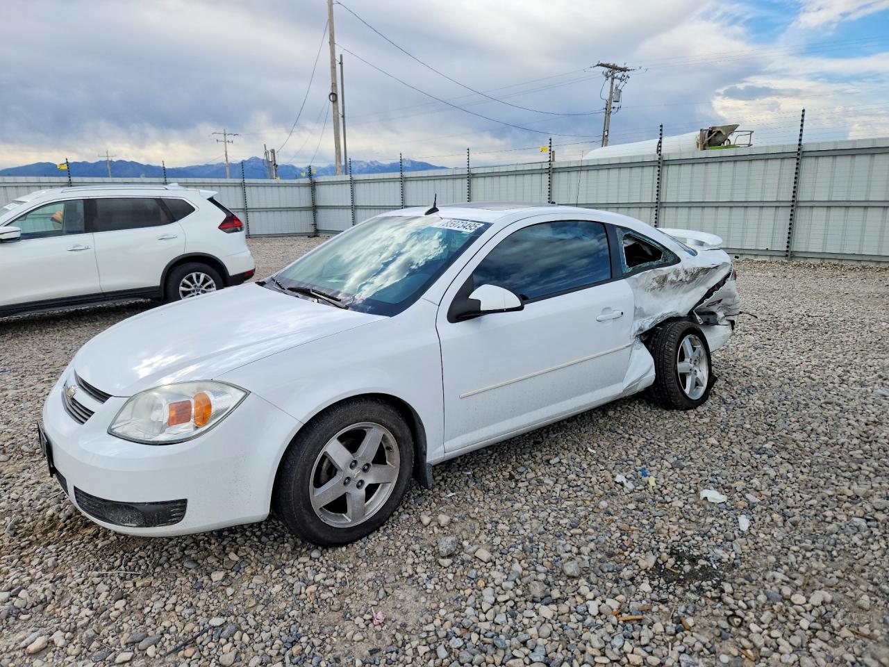2005 Chevrolet Cobalt Ls Белый vin: 1G1AL14F957662747
