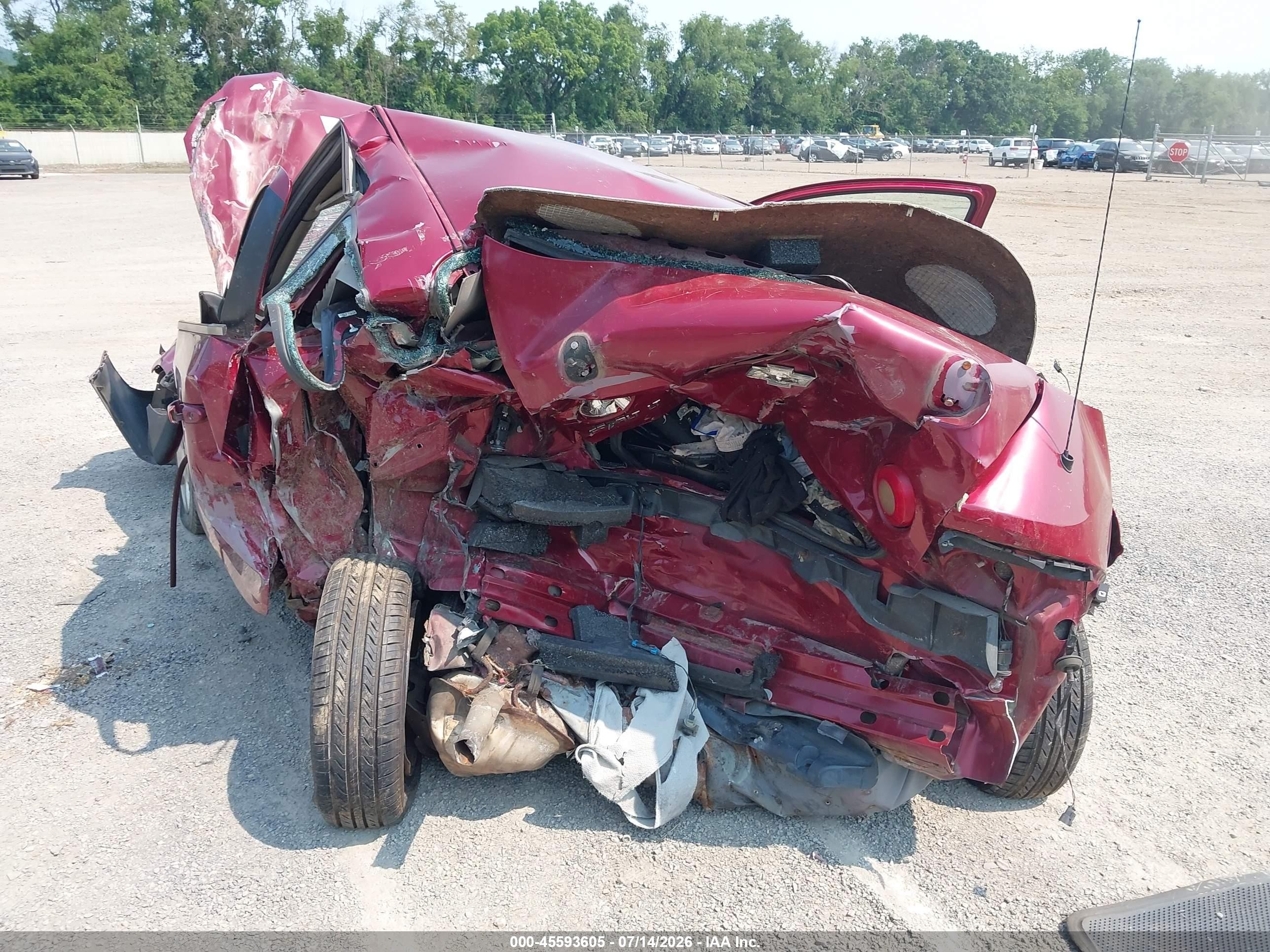 2007 Chevrolet Cobalt Lt Red vin: 1G1AL15F077101497