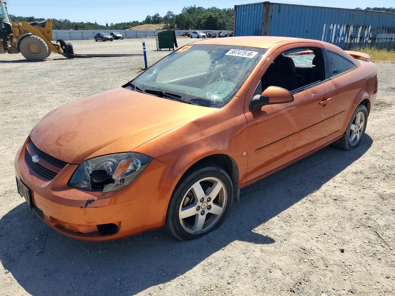 2007 Chevrolet Cobalt Lt Orange vin: 1G1AL15F077111950