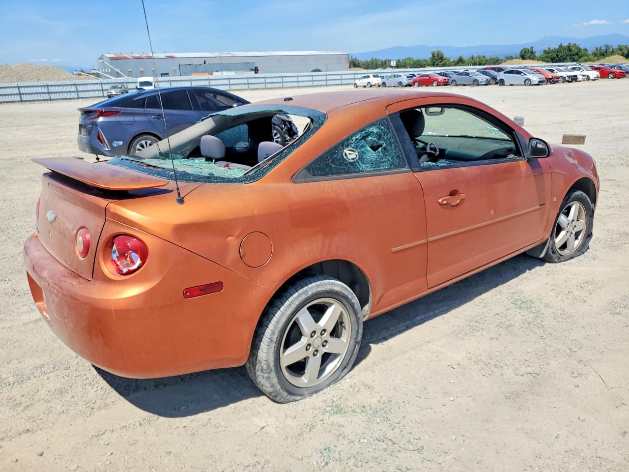 2007 Chevrolet Cobalt Lt Orange vin: 1G1AL15F077111950