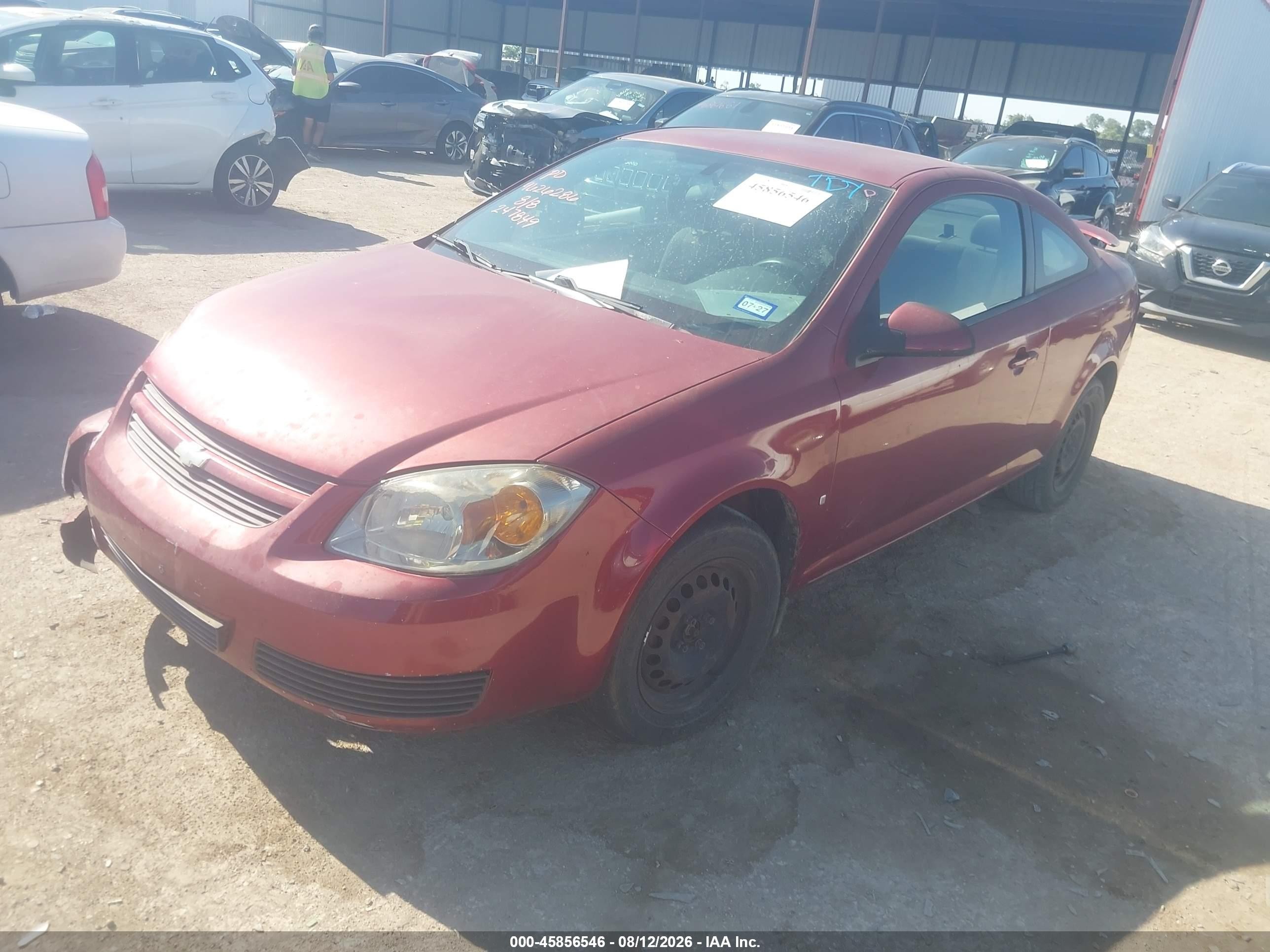 2007 Chevrolet Cobalt Lt Red vin: 1G1AL15F077247849