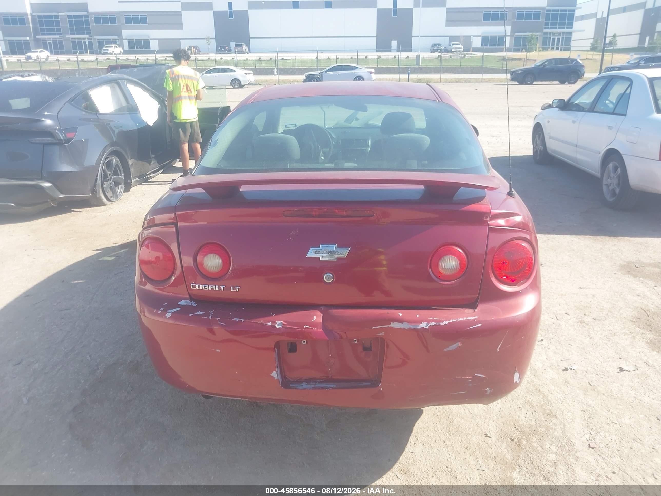 2007 Chevrolet Cobalt Lt Red vin: 1G1AL15F077247849