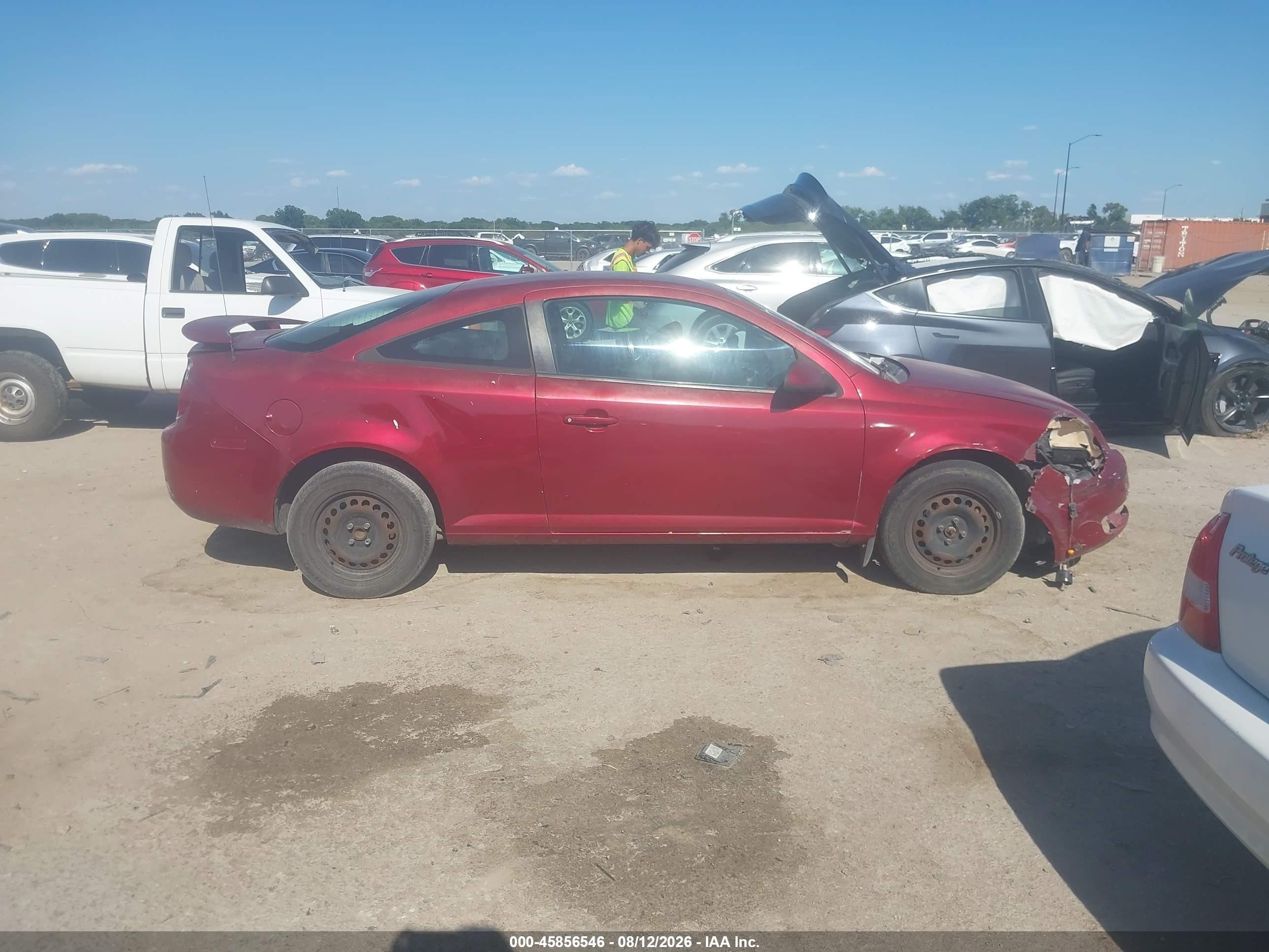 2007 Chevrolet Cobalt Lt Red vin: 1G1AL15F077247849