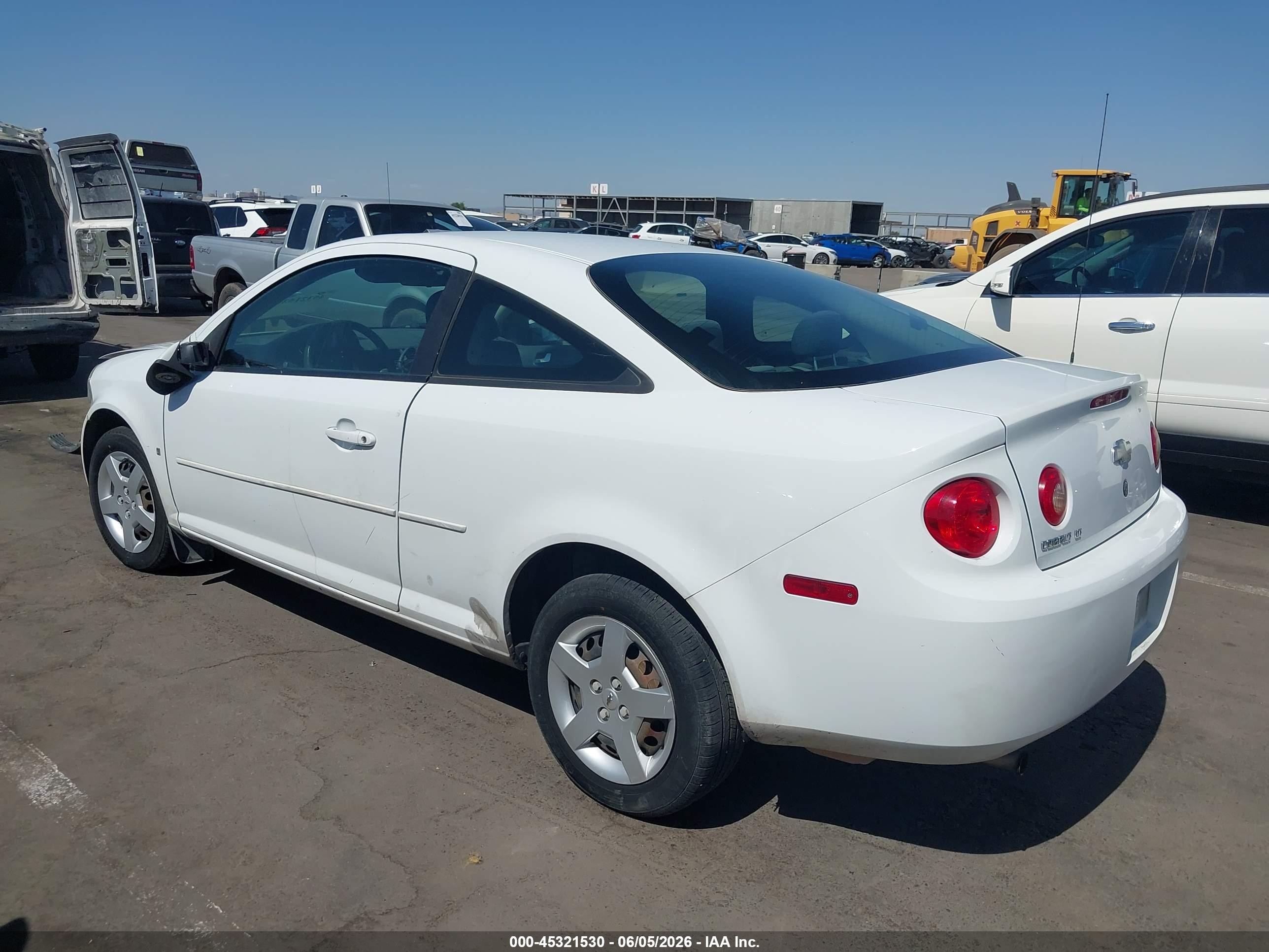 2007 Chevrolet Cobalt Lt White vin: 1G1AL15F377163783