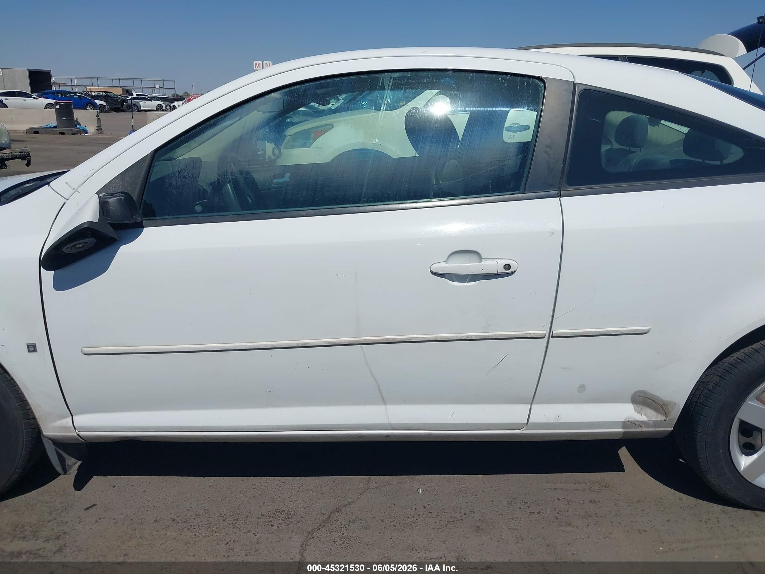 2007 Chevrolet Cobalt Lt White vin: 1G1AL15F377163783