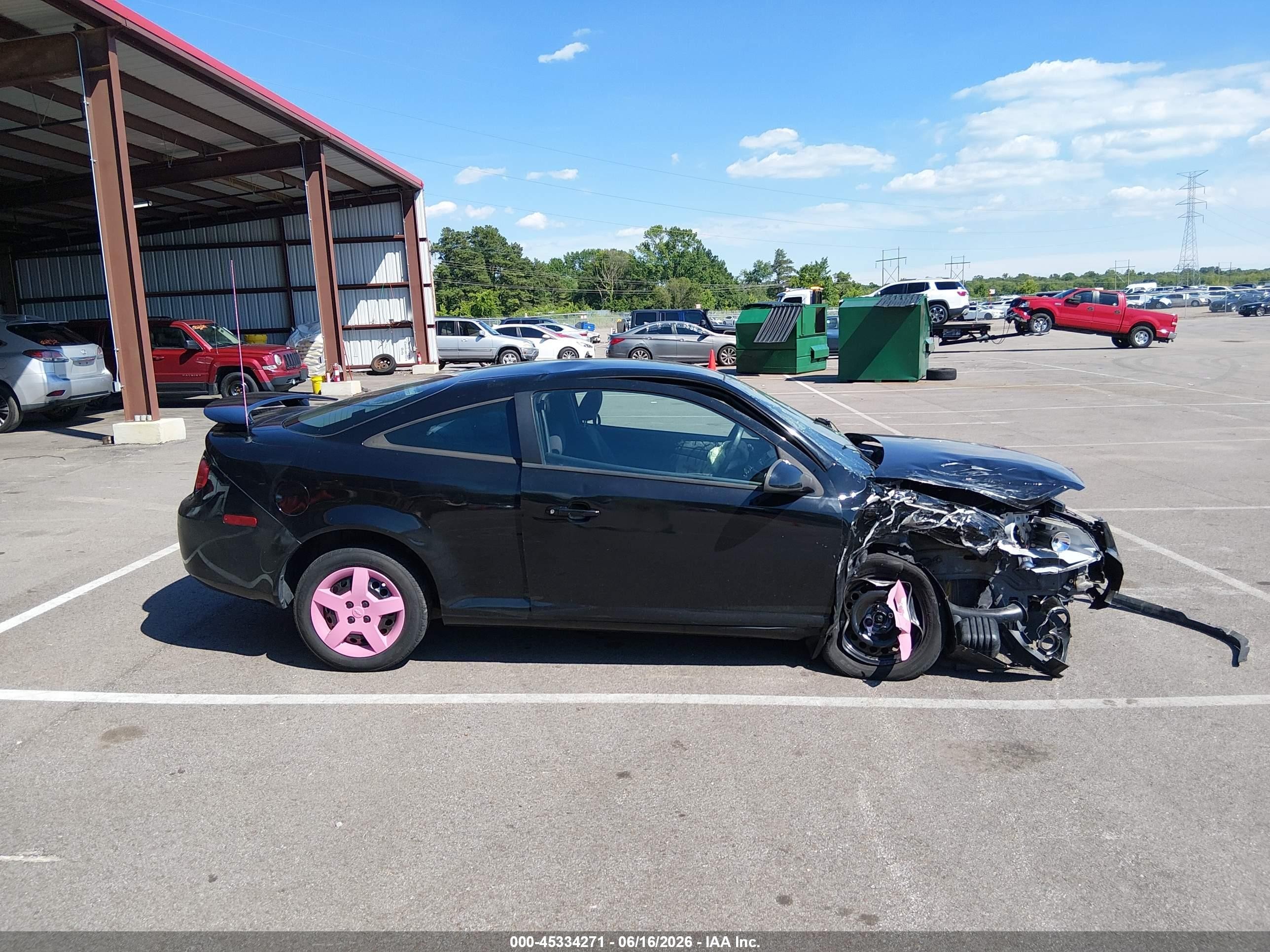 2007 Chevrolet Cobalt Lt Black vin: 1G1AL15F377396742