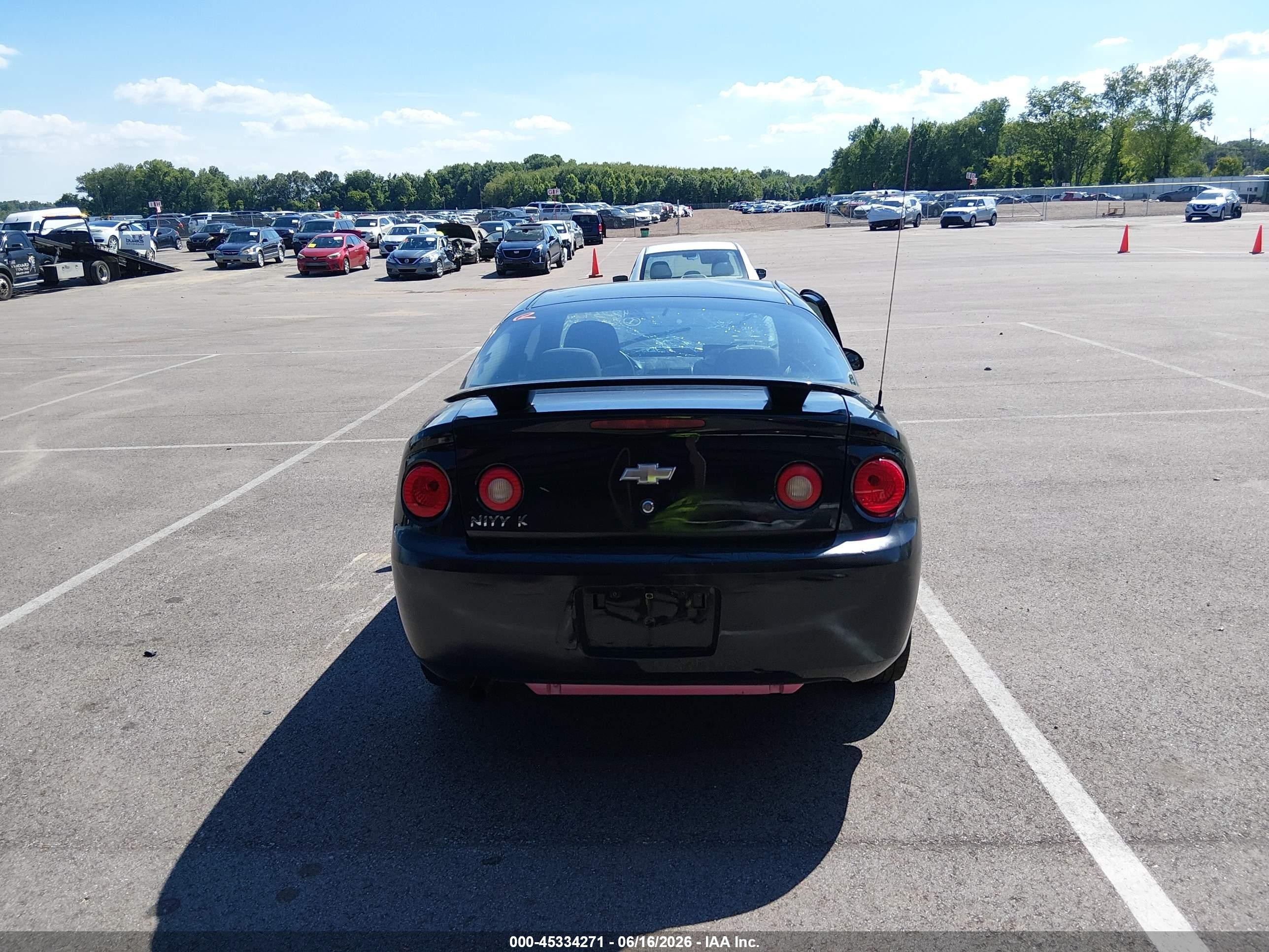 2007 Chevrolet Cobalt Lt Black vin: 1G1AL15F377396742