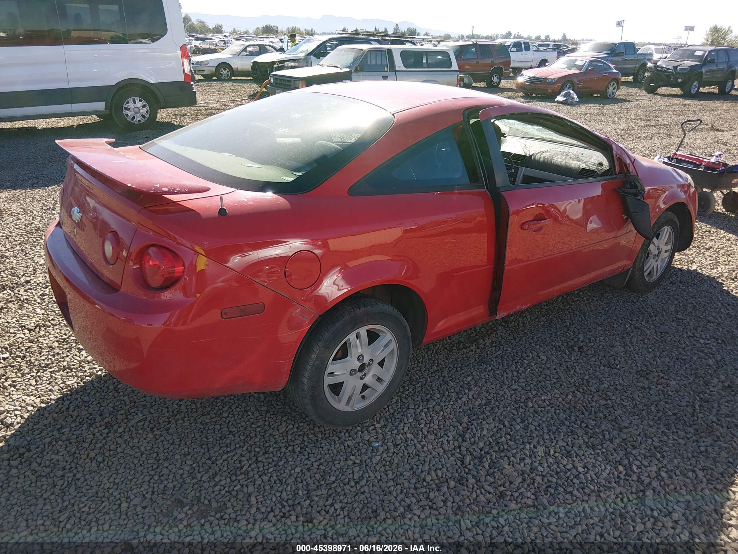2006 Chevrolet Cobalt Lt Красный vin: 1G1AL15F467845537