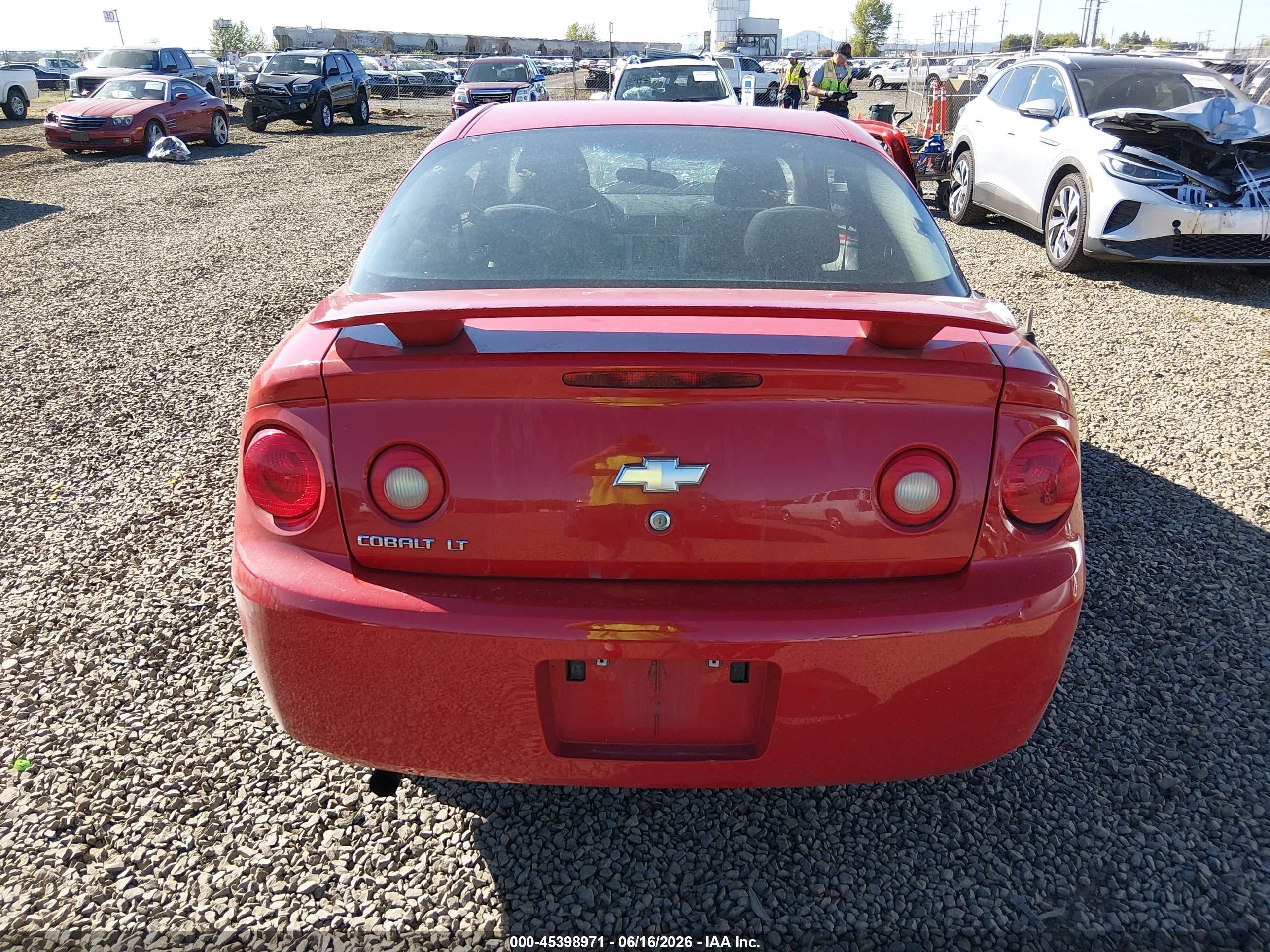 2006 Chevrolet Cobalt Lt Красный vin: 1G1AL15F467845537
